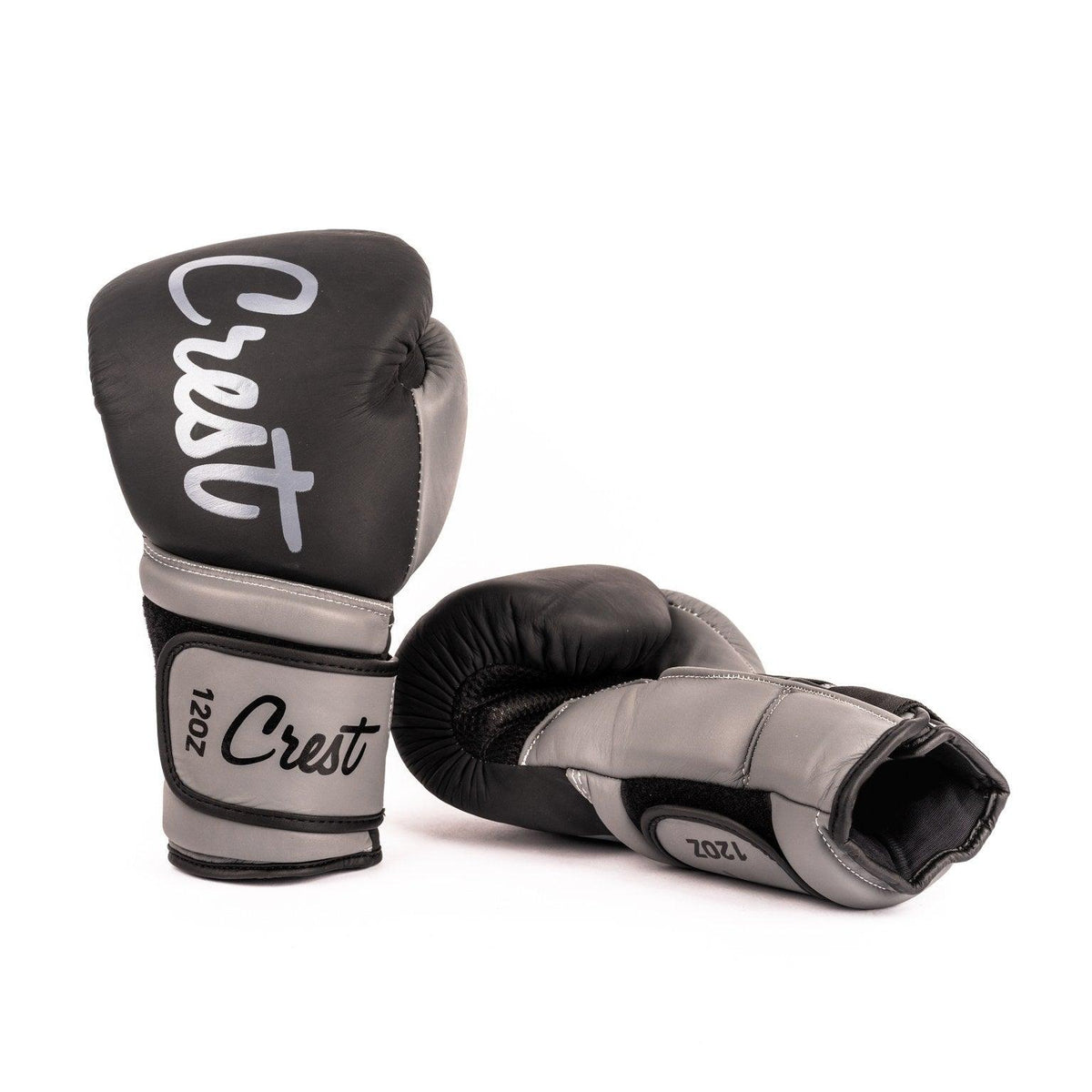 Crest Boxing Gloves &quot;Pico 1&quot; | Black/Grey - Crest - PFG