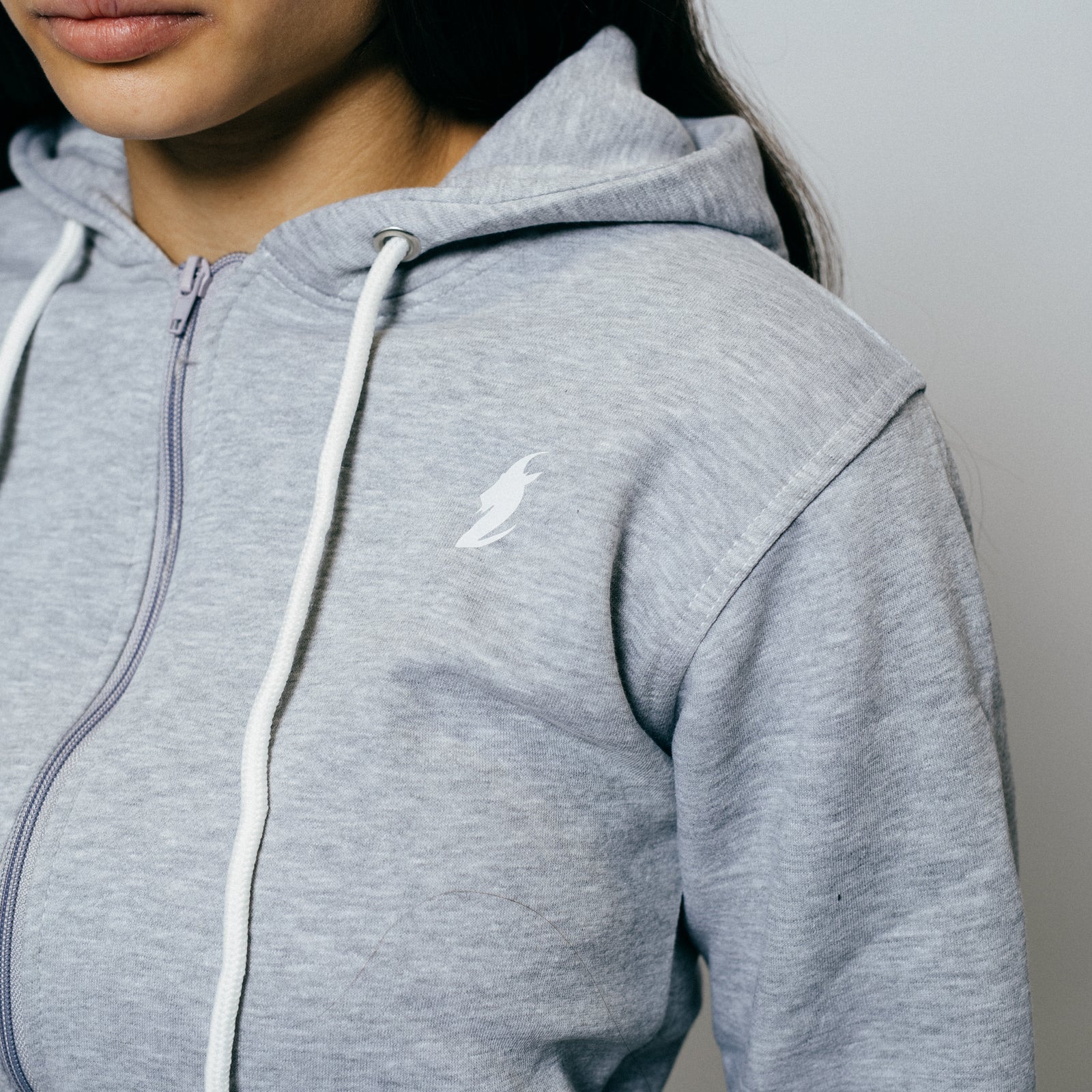 Crest "GOAT" Women hoodie - (Grey) (Light)