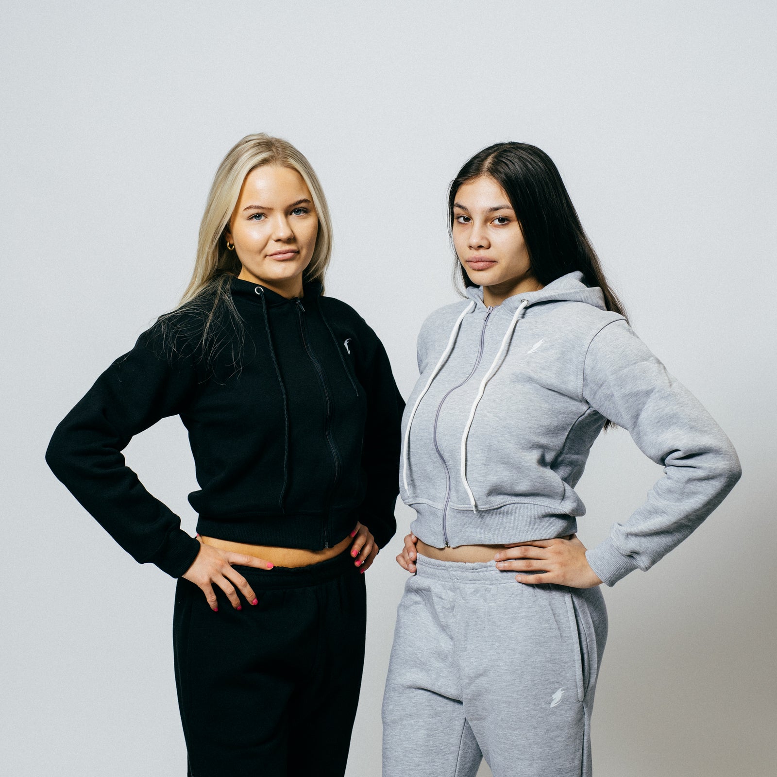 Crest "GOAT" Women hoodie - (Grey) (Light)