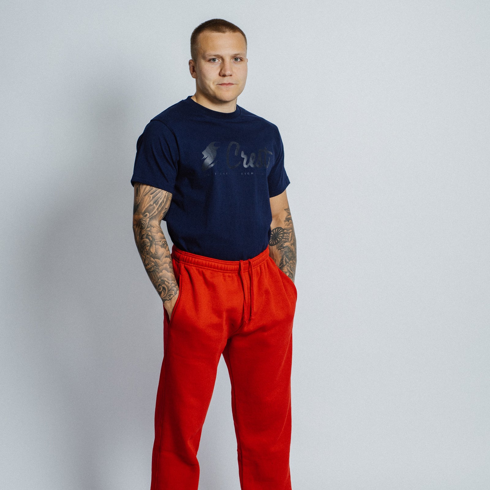 Crest "OH" Sweatpants (Red)