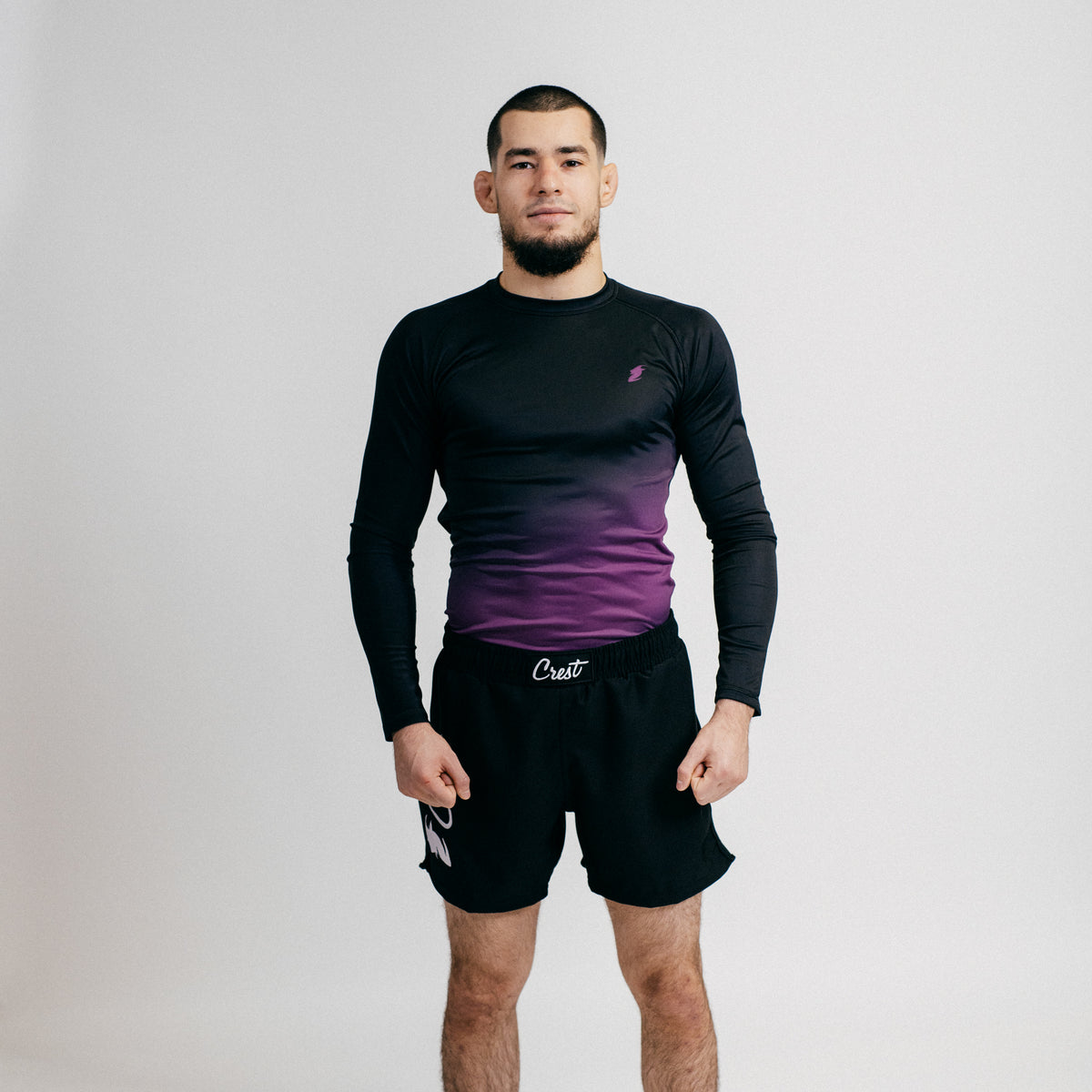 Rash Guard "GOAT" Purple / Black (long)