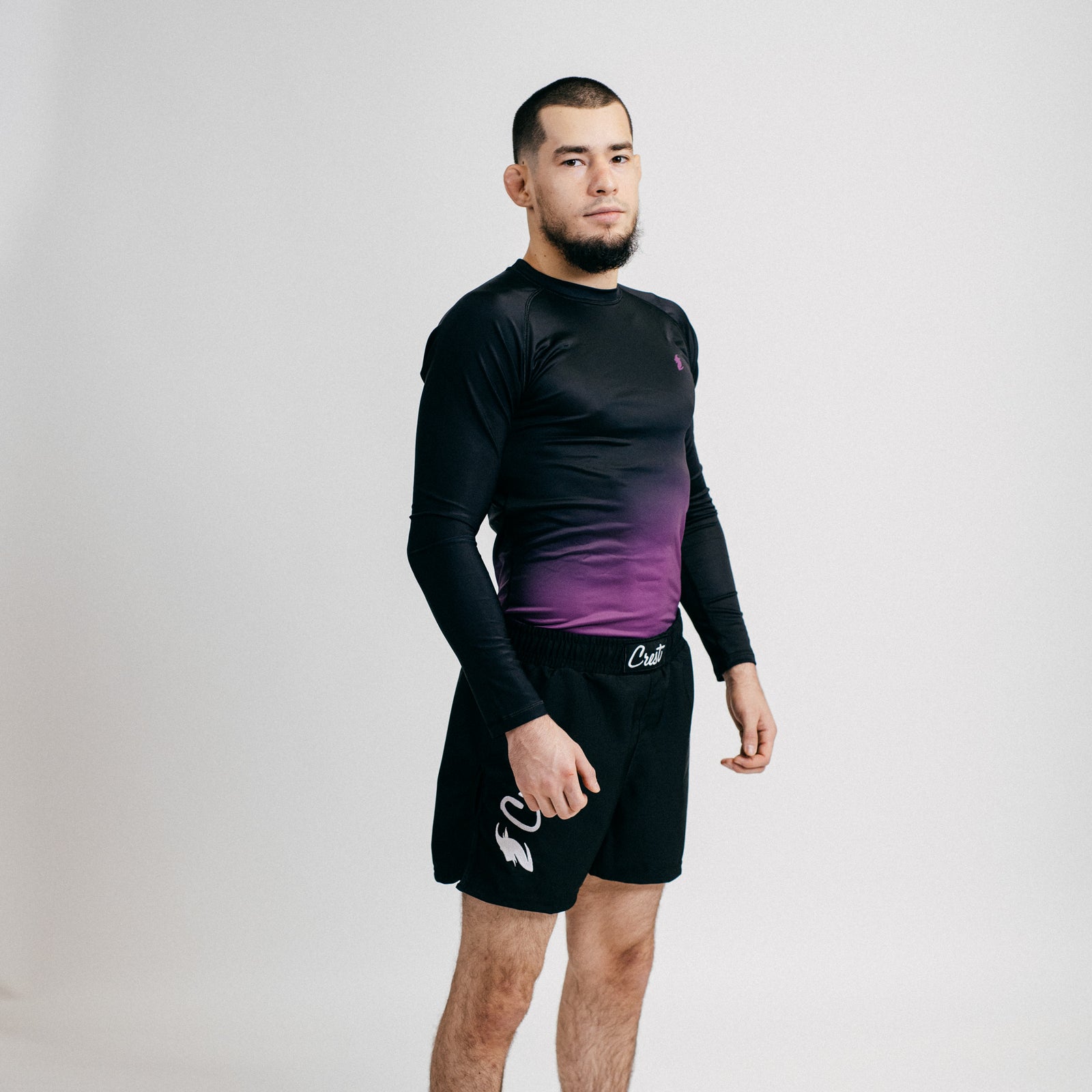 Rash Guard "GOAT" Purple / Black (long)