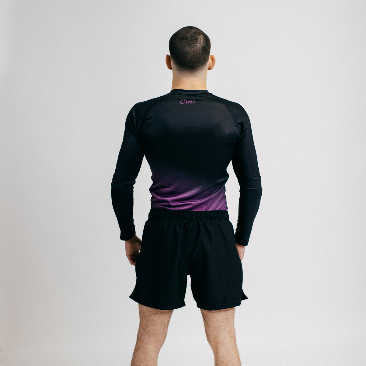 Rash Guard "GOAT" Purple / Black (long)