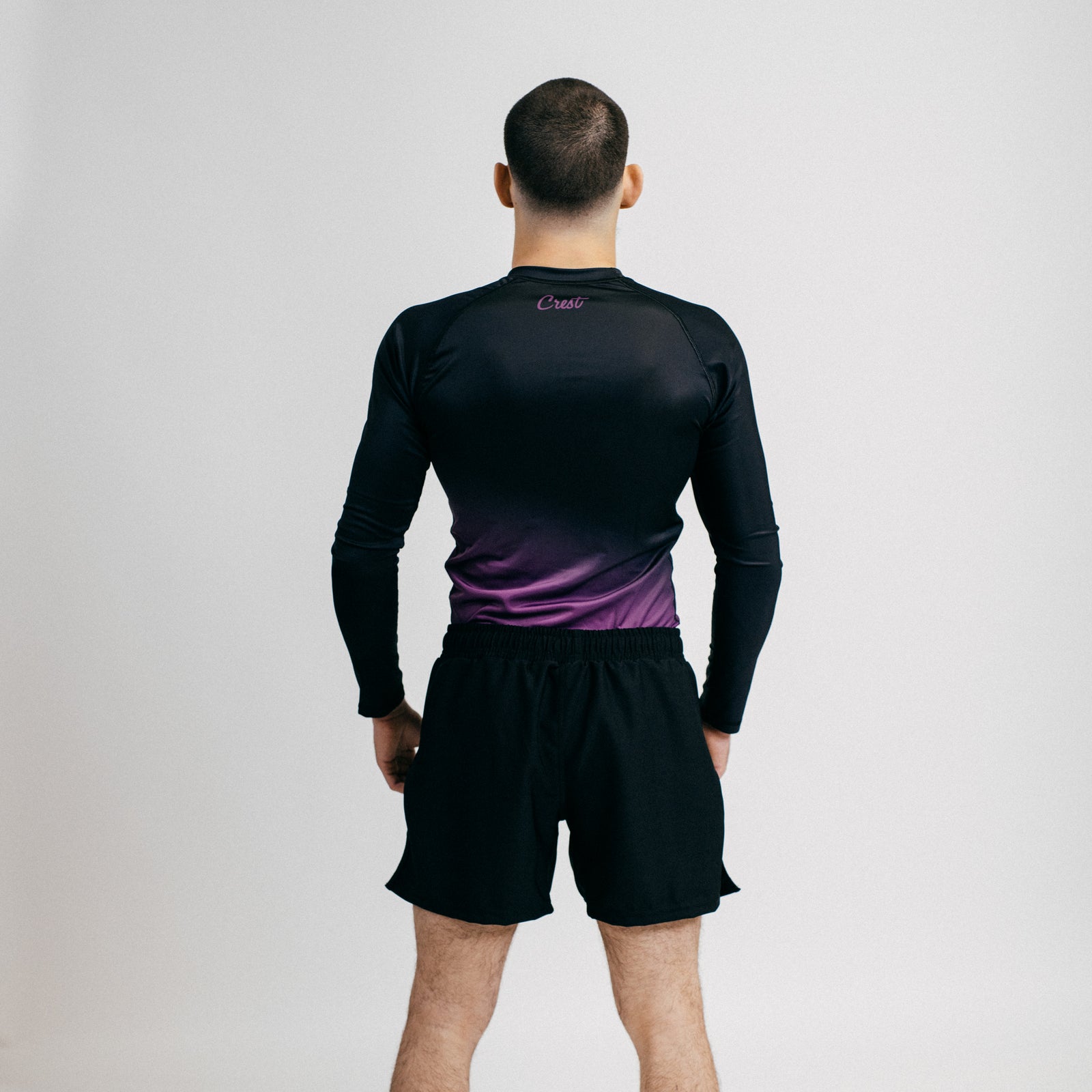 Rash Guard "GOAT" Purple / Black (long)