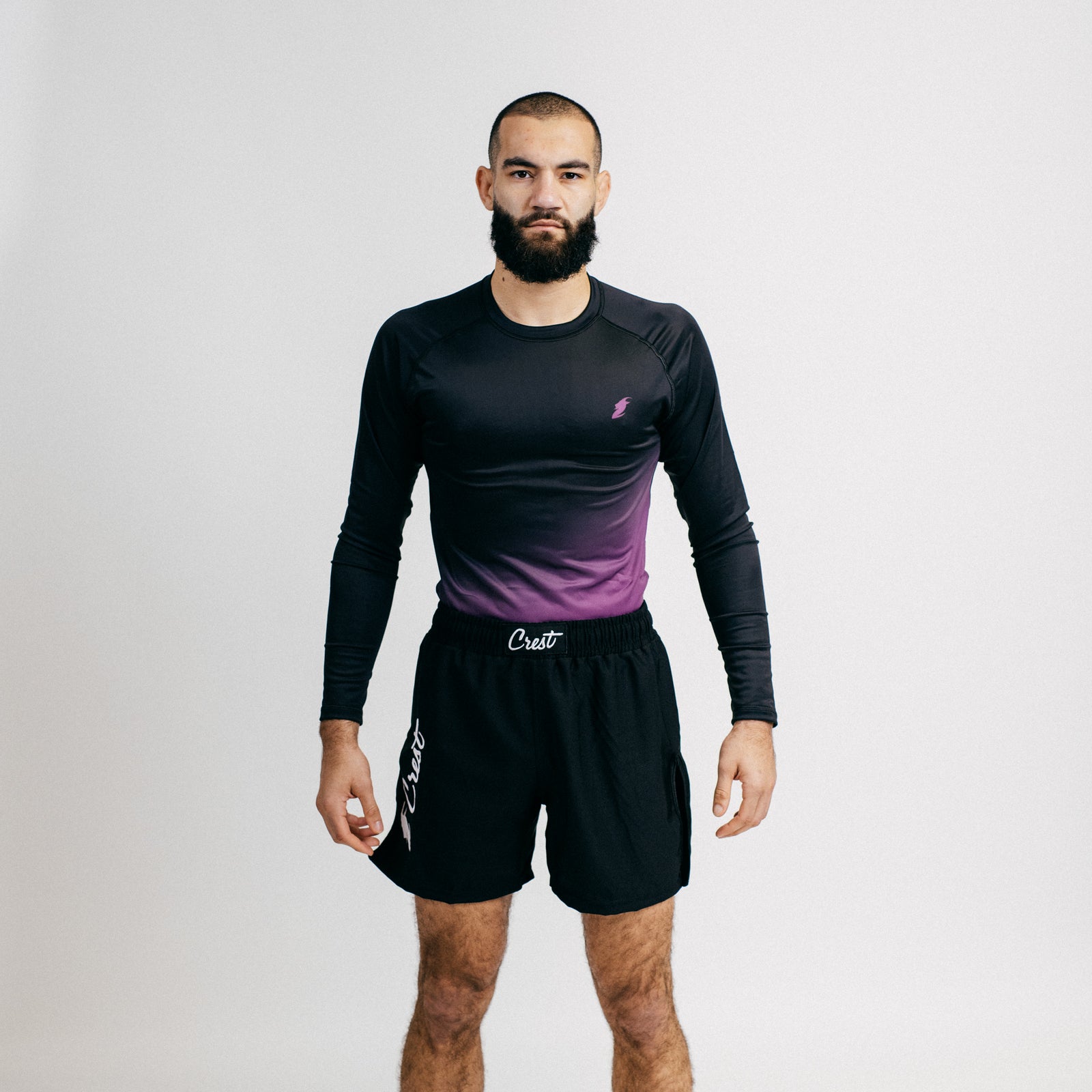 Rash Guard "GOAT" Purple / Black (long)