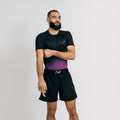 Rash Guard "GOAT" Purple / Black (short)