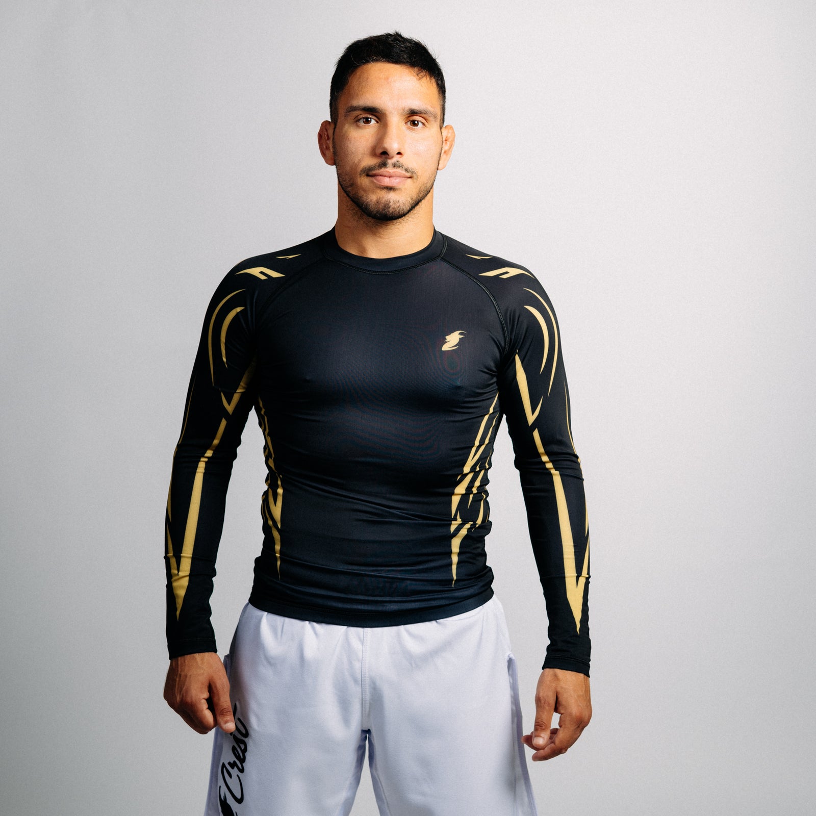 Rash Guard "ARROW" Series | Gold / Black (long)