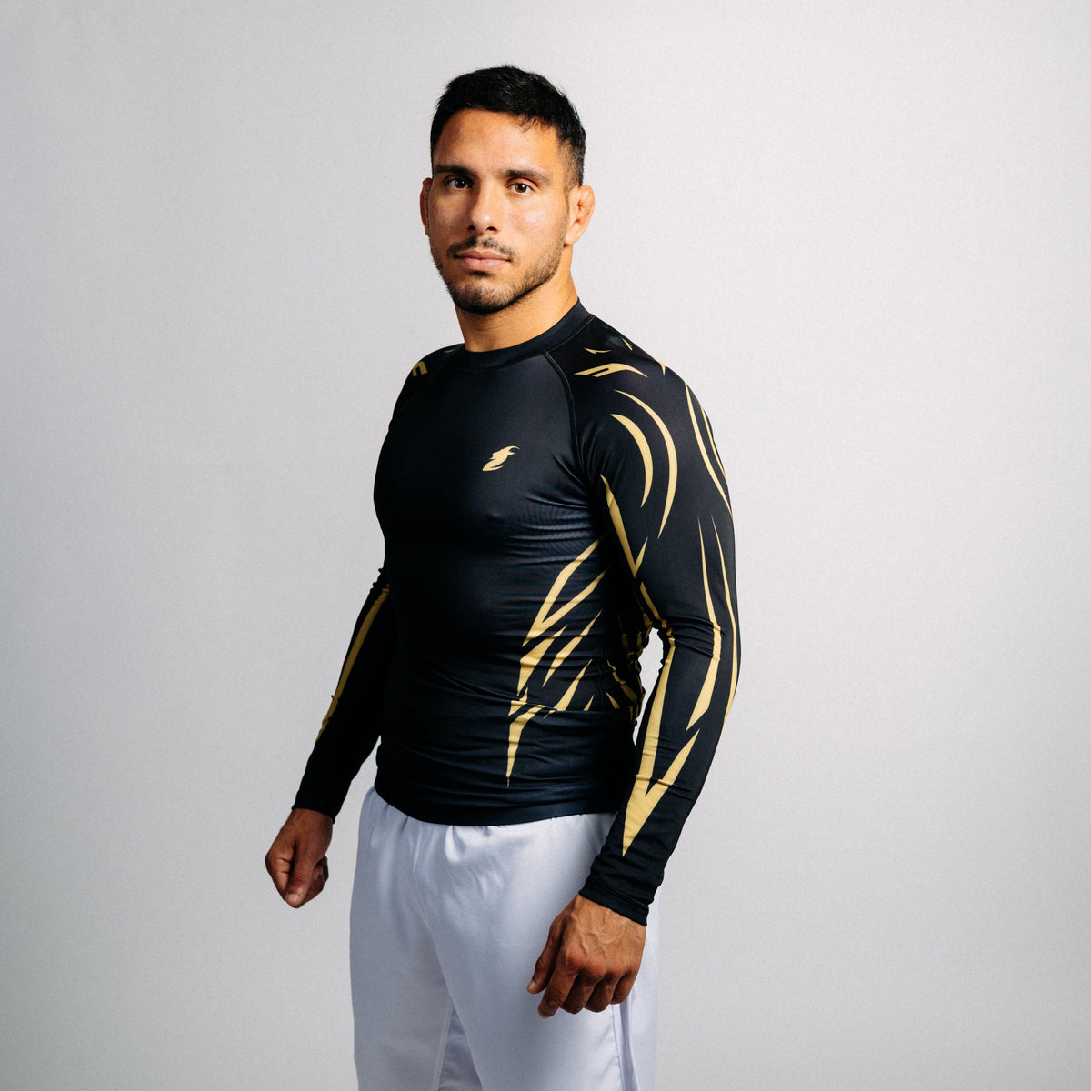 Rash Guard "ARROW" Series | Gold / Black (long)
