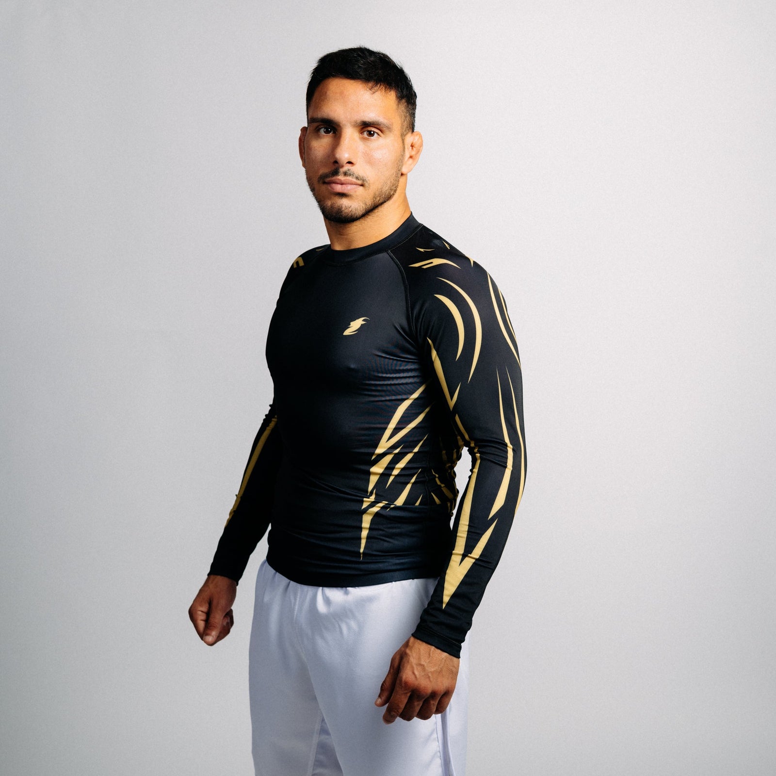 Rash Guard "ARROW" Series | Gold / Black (long)