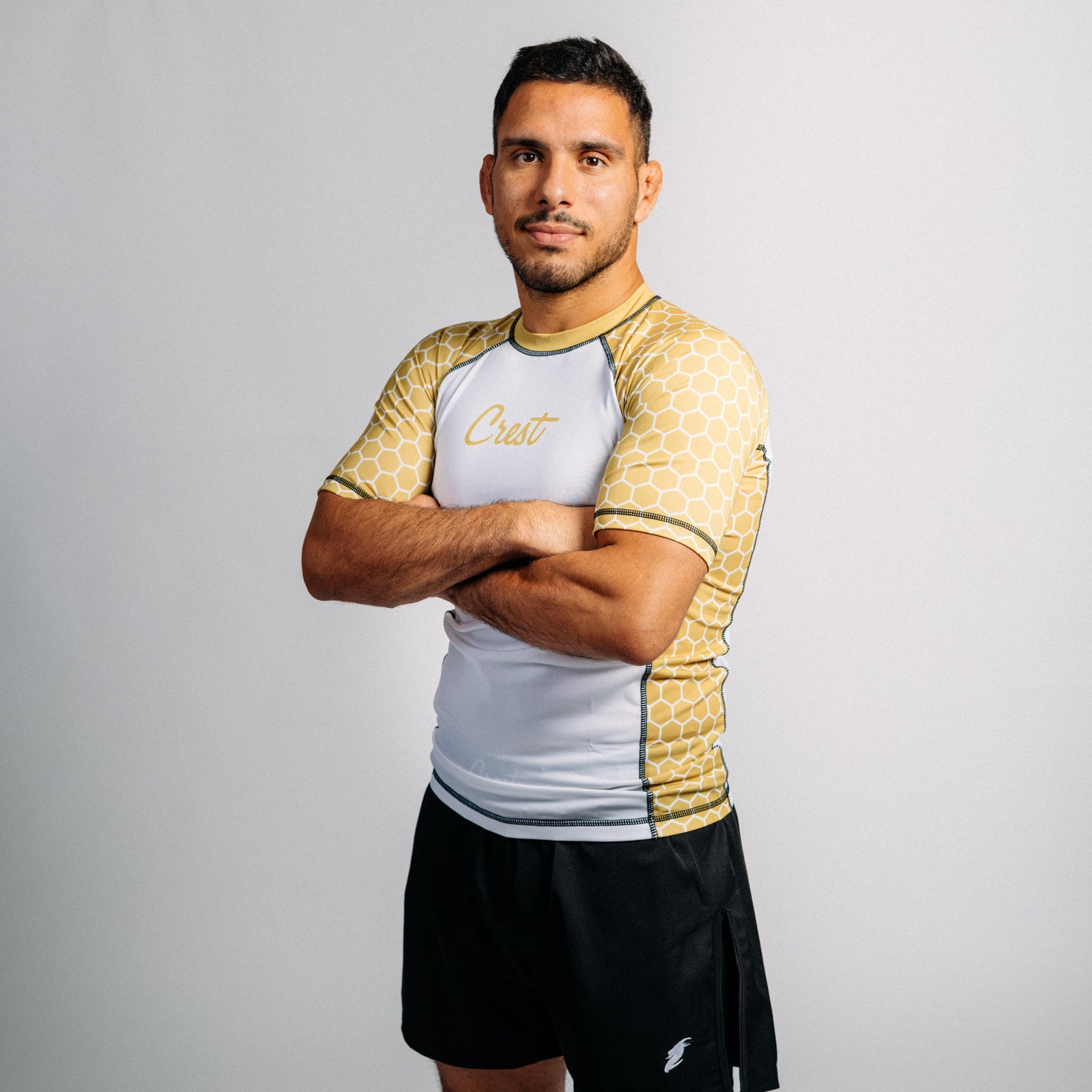 Rash Guard "Killer Bee" | Kultainen / Valkoinen