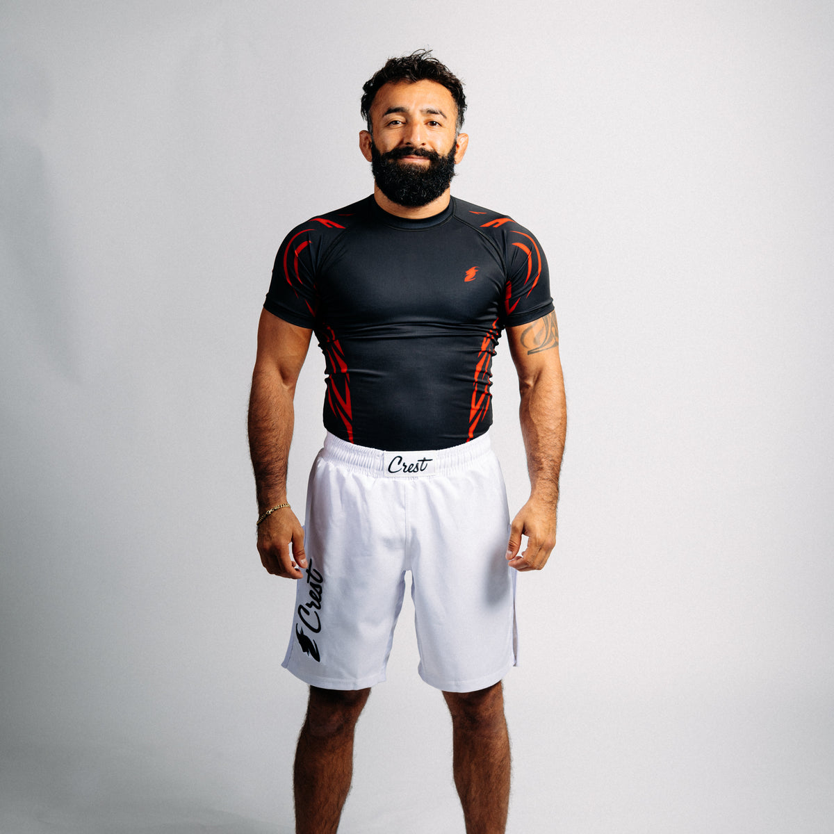 Rash Guard "ARROW" Series | Red / Black (short)