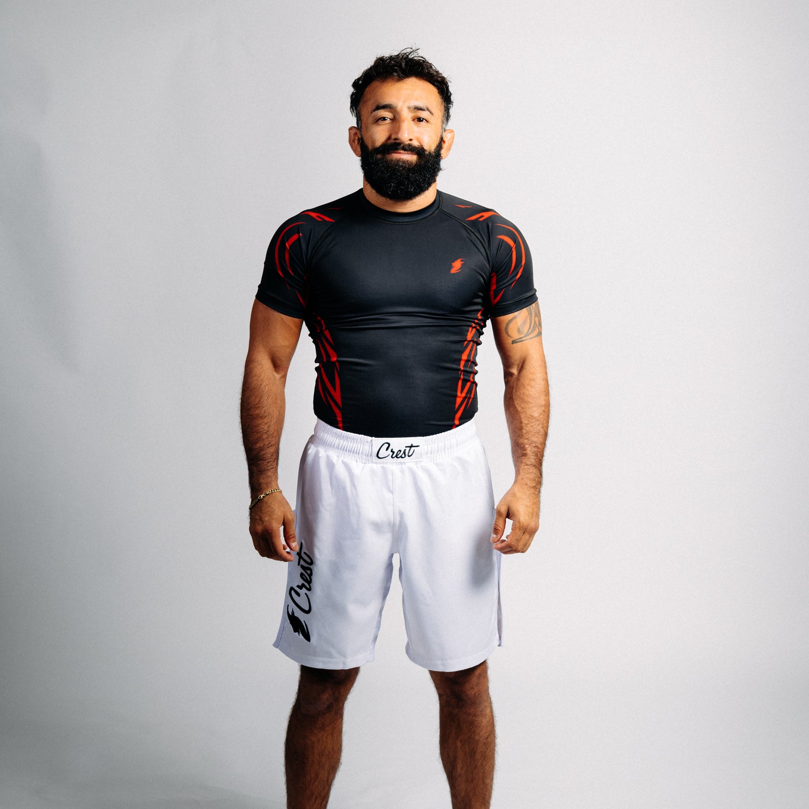 Rash Guard "ARROW" Series | Red / Black (short)