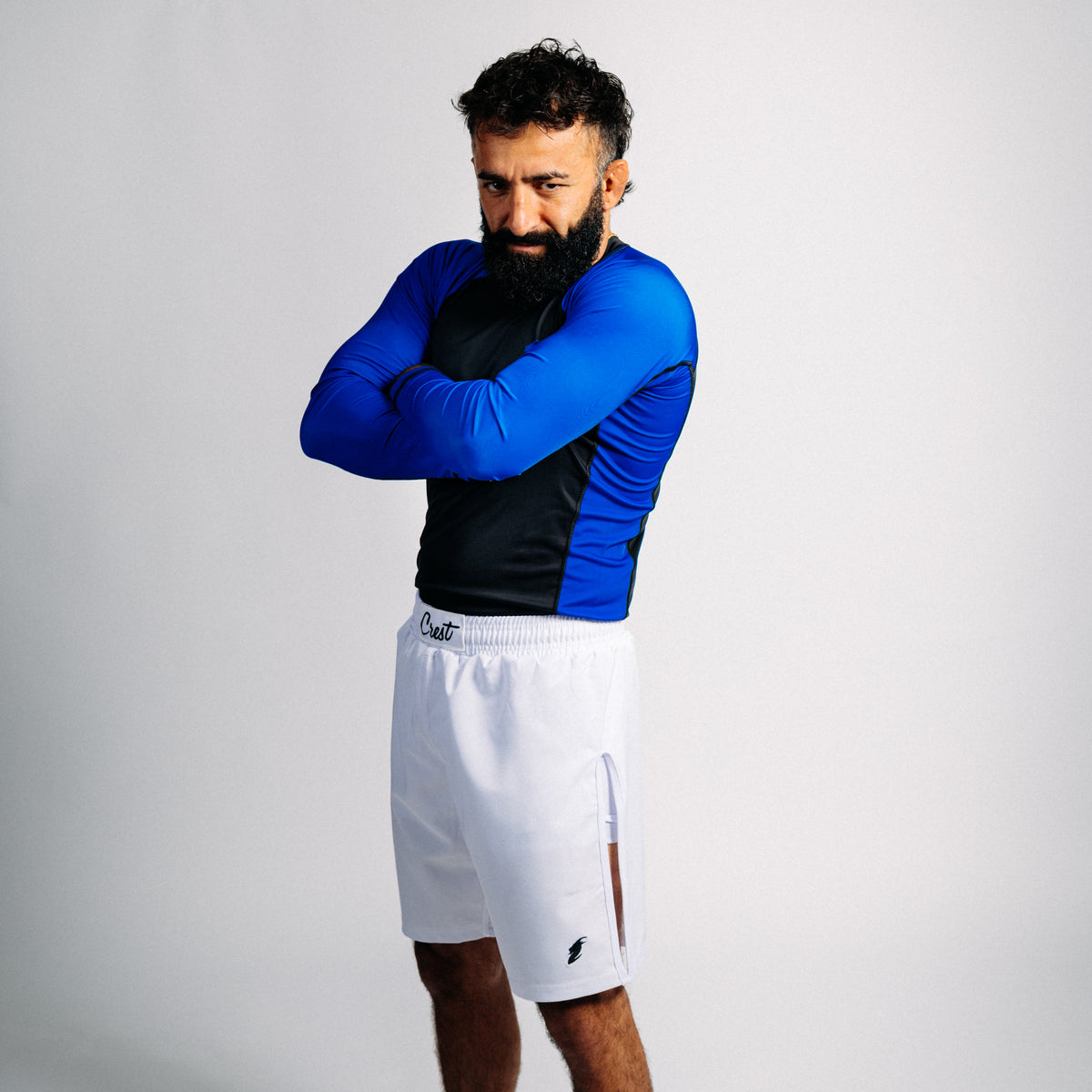 Pitkähihainen "GOAT" rash guard - Sininen