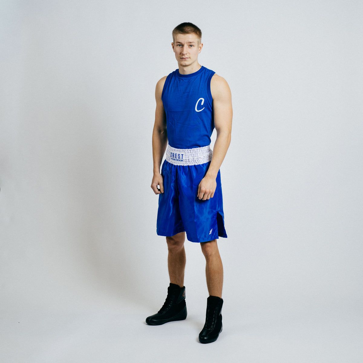 Boxing shorts "GOAT" (Blue)