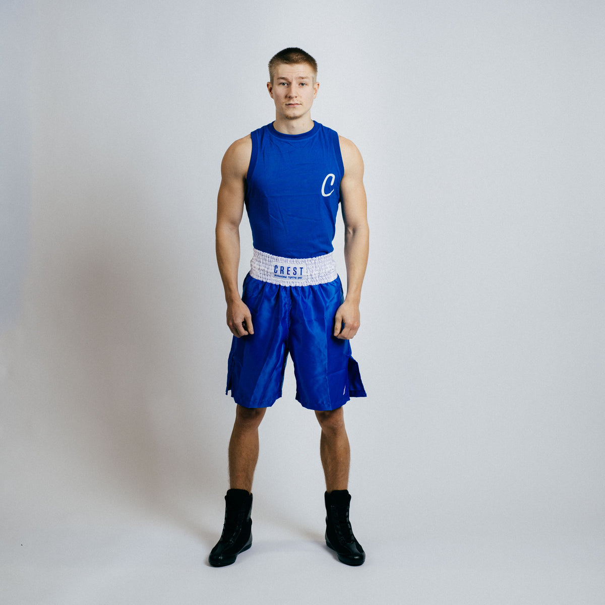 Boxing shorts "GOAT" (Blue)