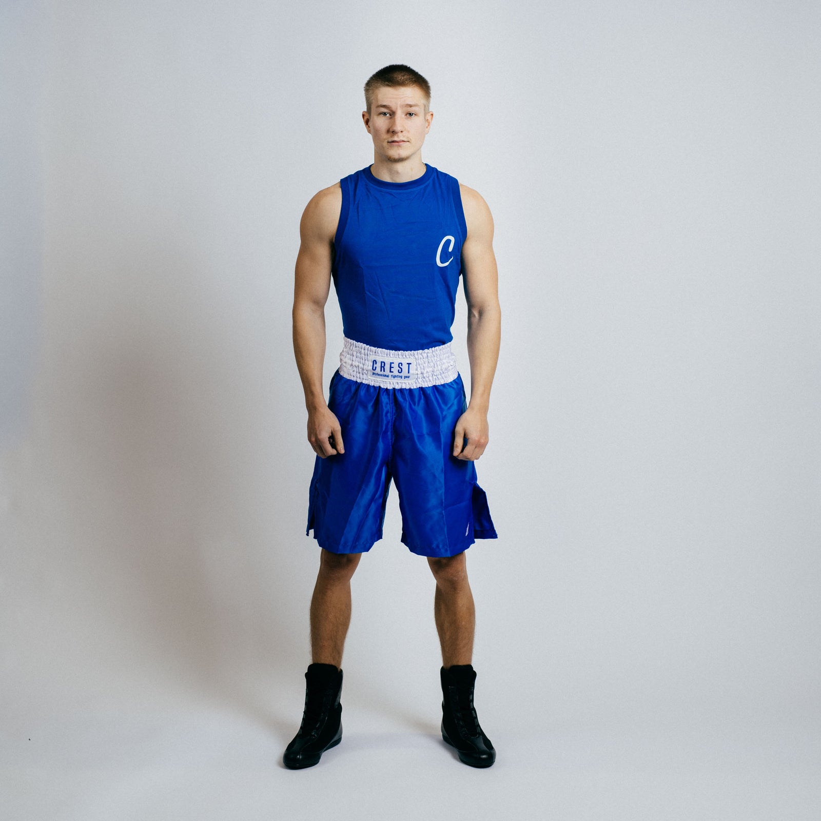 Boxing shorts "GOAT" (Blue)