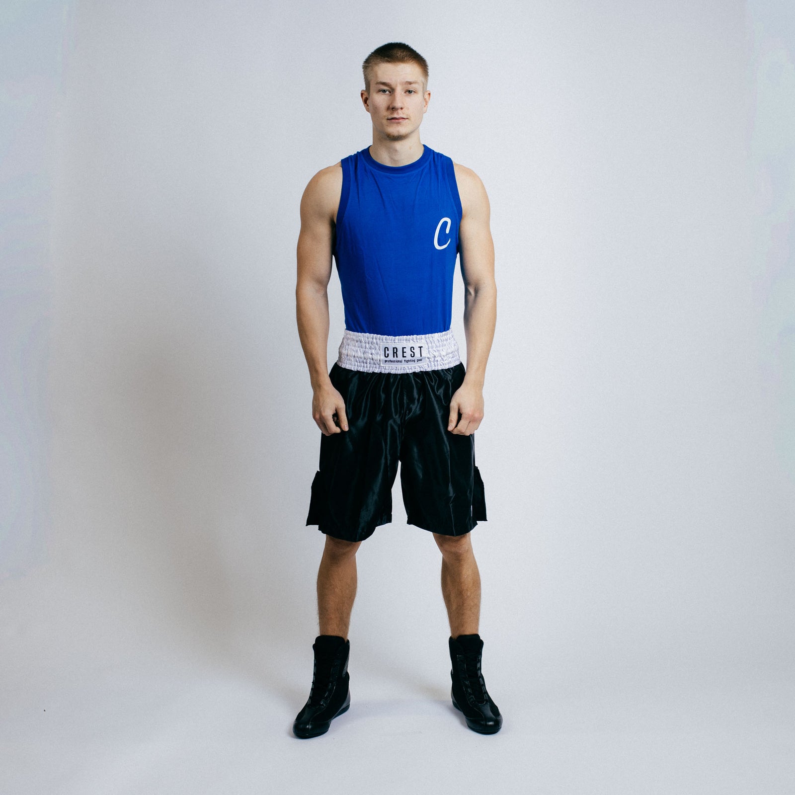 Boxing shorts "GOAT" (Black)