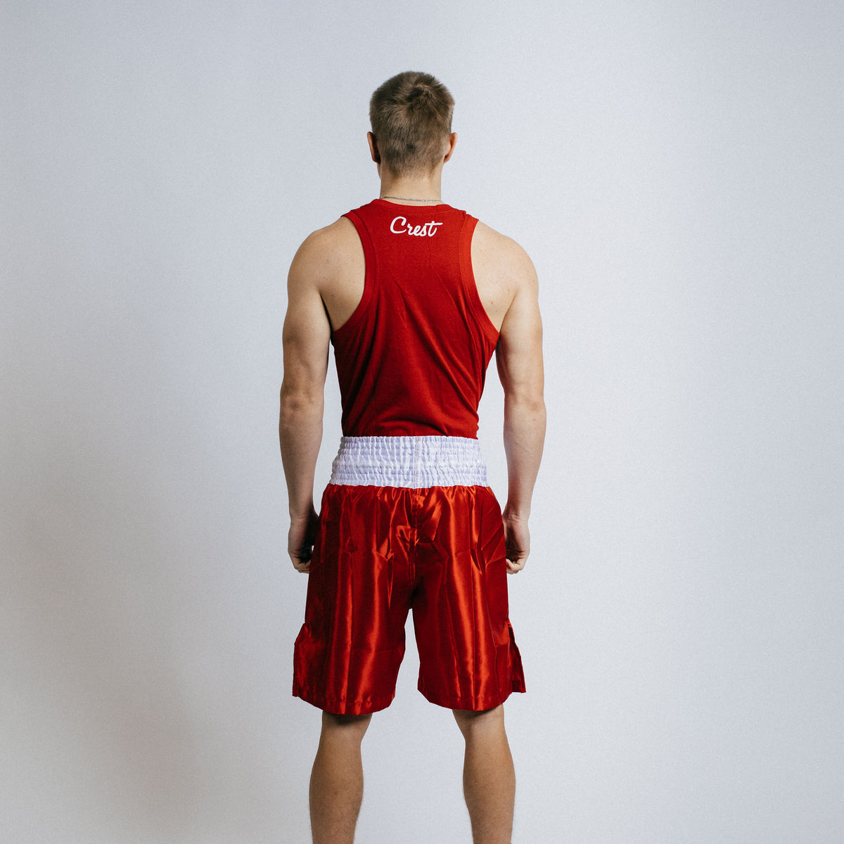 Boxing shorts "GOAT" (Red)