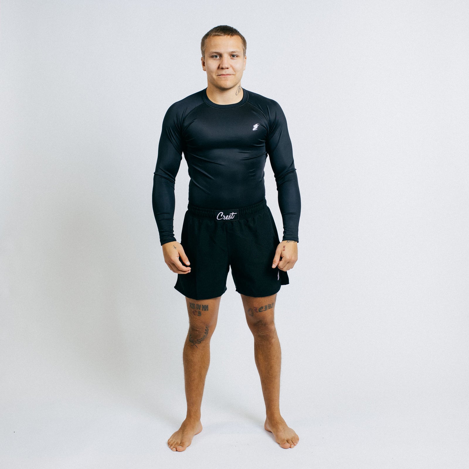 Rash Guard "GOAT" Black (long)