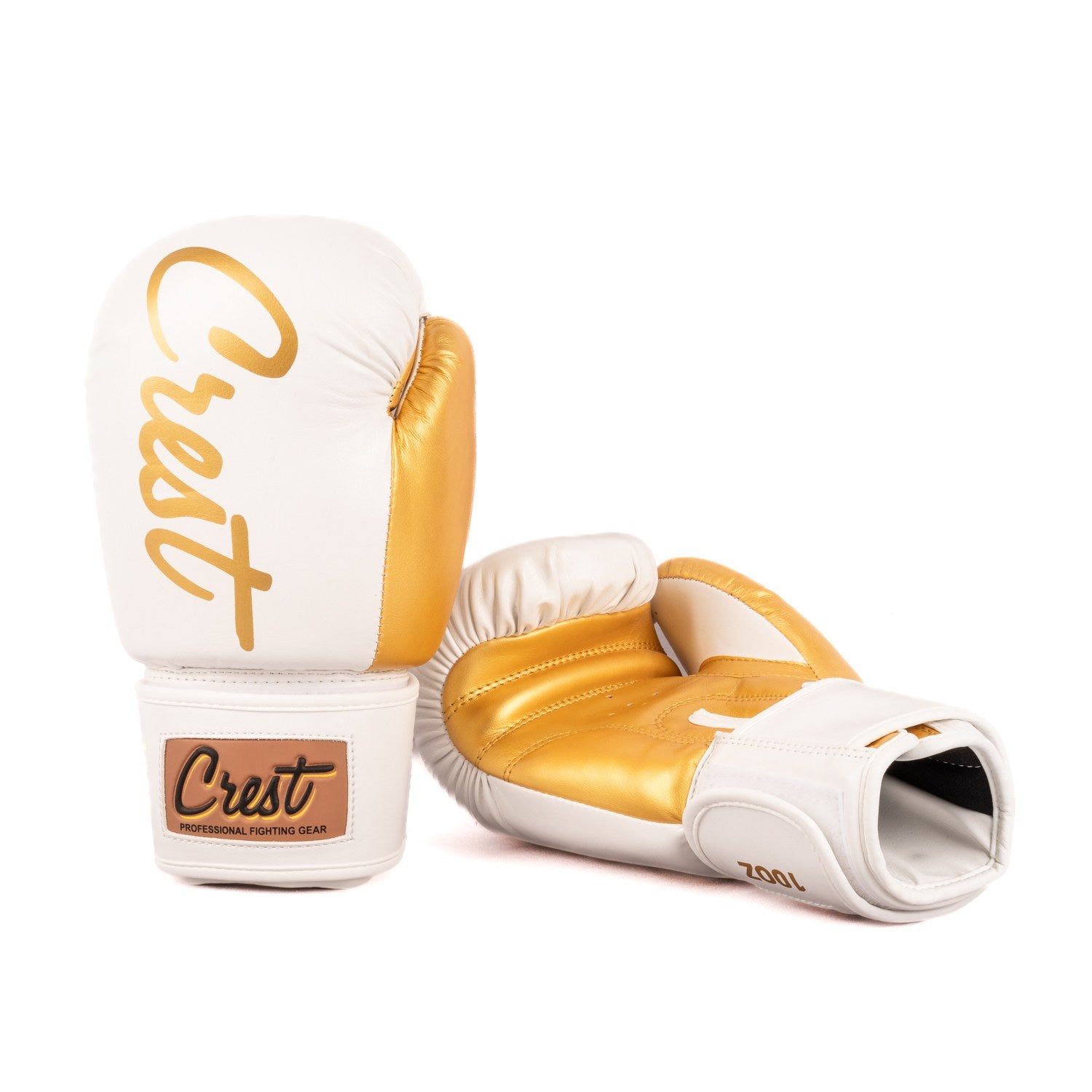 Crest Boxing Gloves "Trivor 0.5" | White/gold