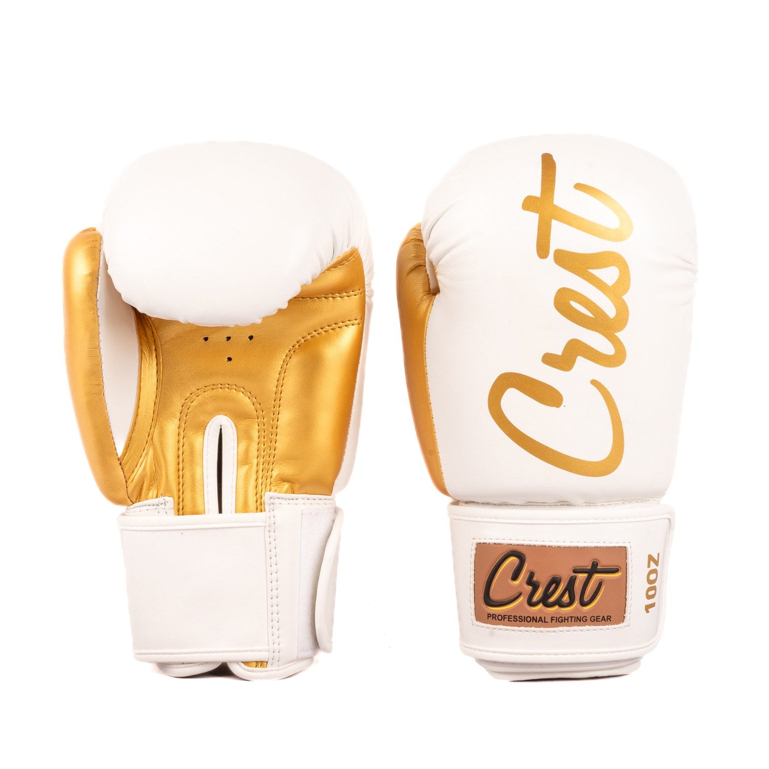 Crest Boxing Gloves "Trivor 0.5" | White/gold