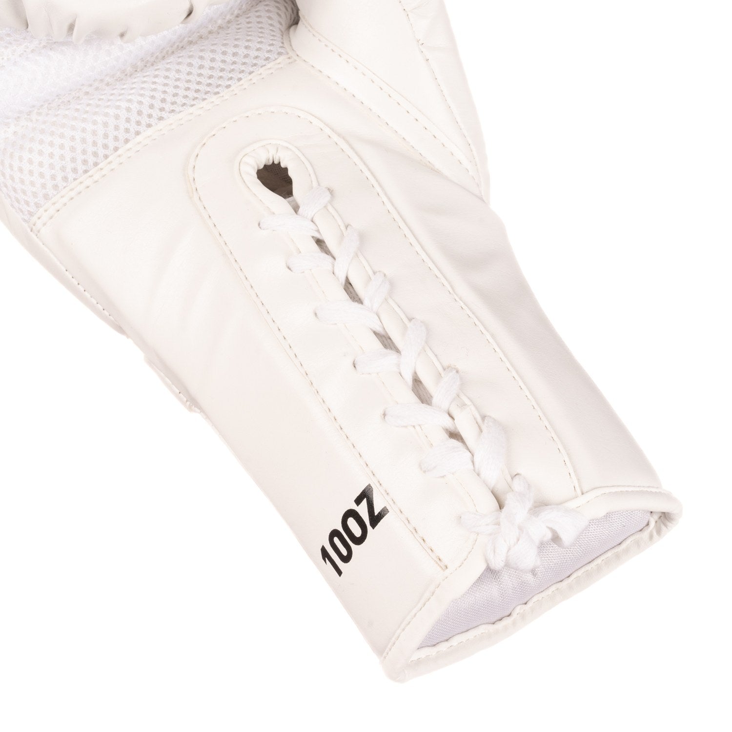 Crest Boxing Gloves "Pico 0.5" - Lace Up | White/Black