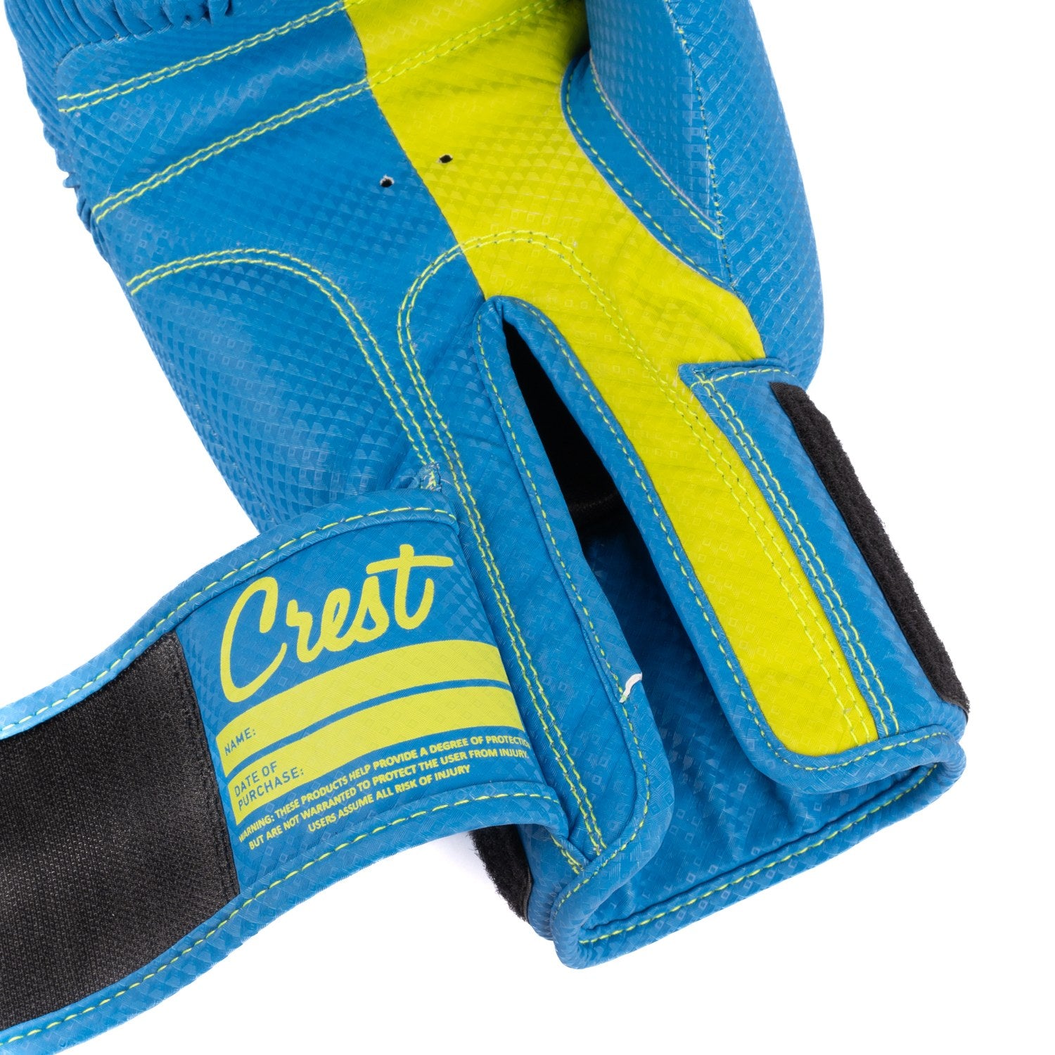 Crest Boxing Gloves "Trivor 0.5" | Blue/neon yellow