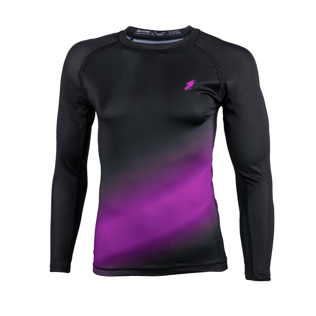 Pitkähihainen Rash Guard "GOAT" Purppura / Musta
