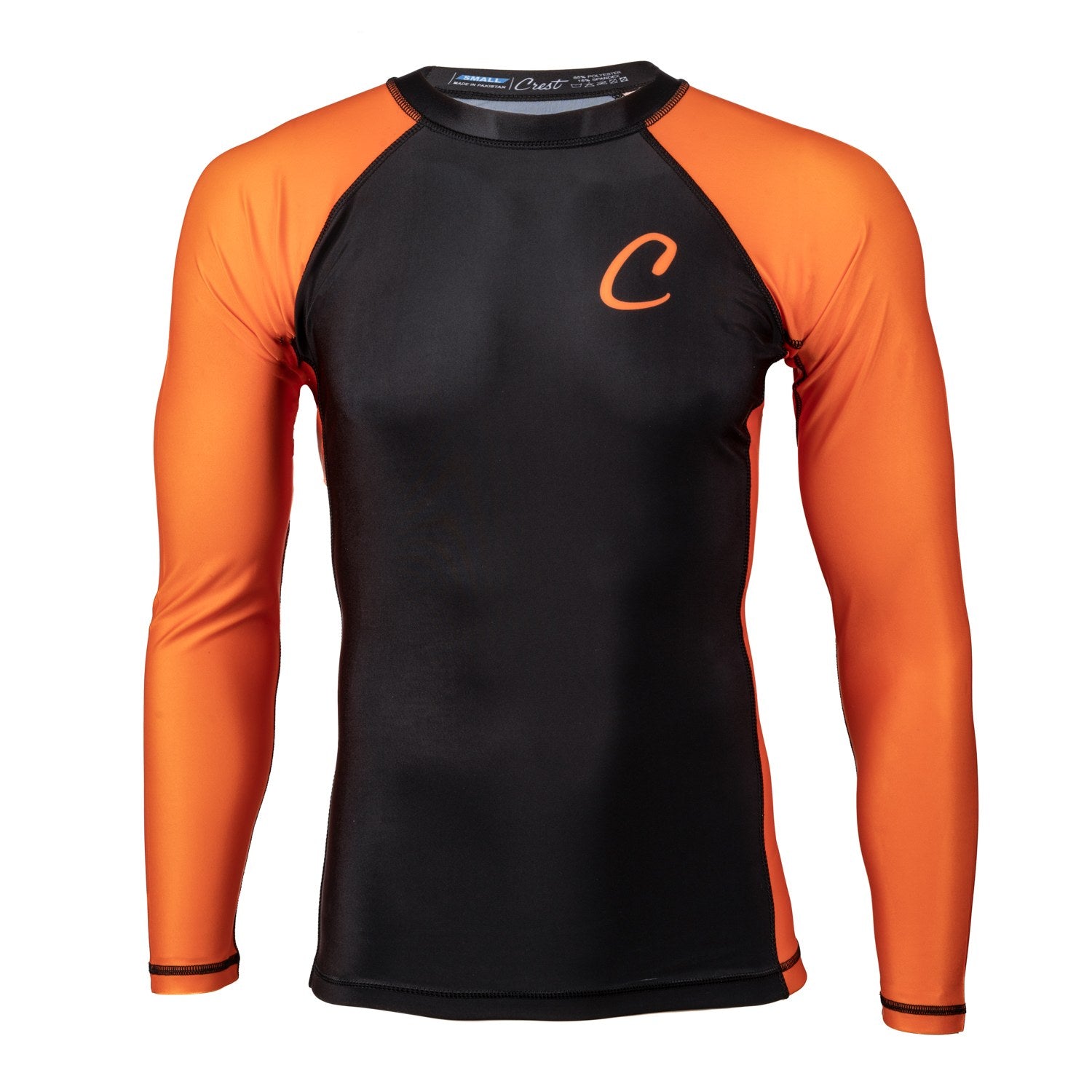 Pitkähihainen rash guard – ”C” logolla - musta