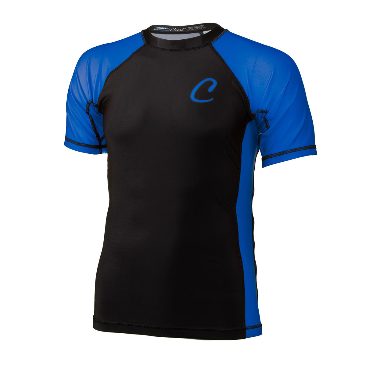 Lyhythihainen rash guard &quot;C&quot; - sininen