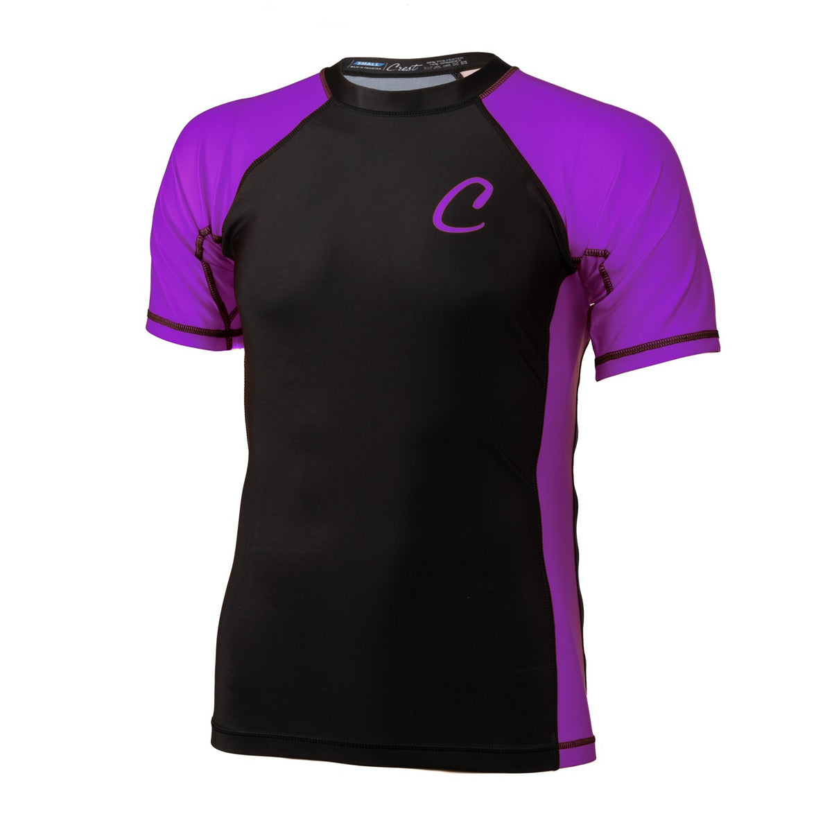 Lyhythihainen rash guard &quot;C&quot; - purppura