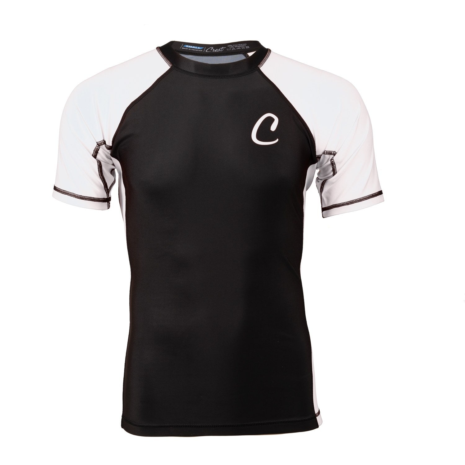 Rash Guard White "C" (short)