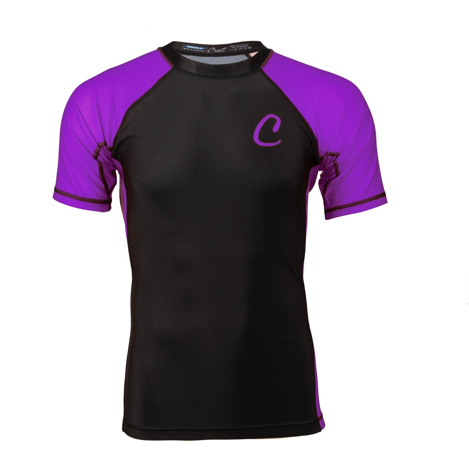 Lyhythihainen rash guard "C" - purppura