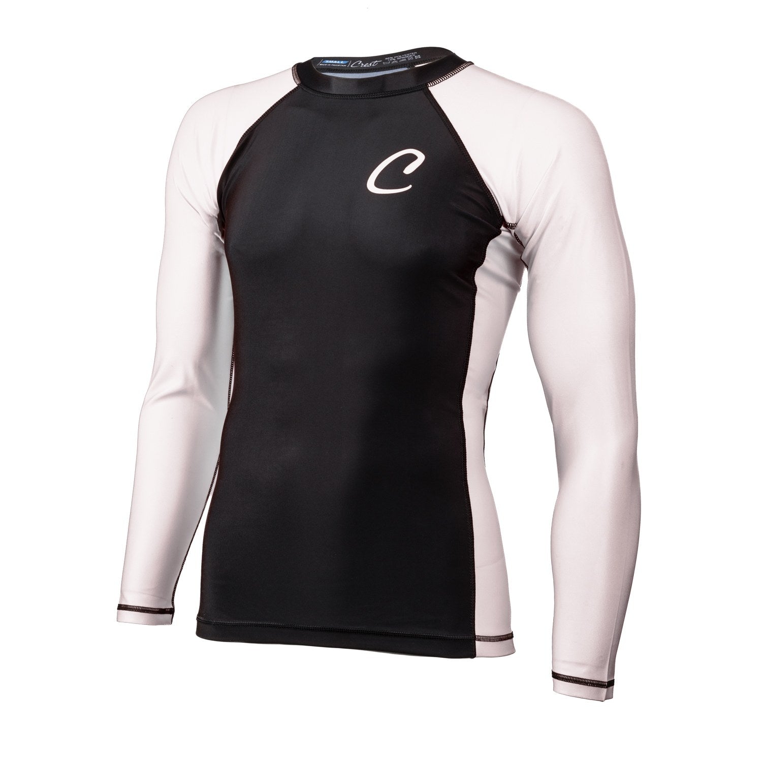 Pitkähihainen rash guard "C" - valkoinen