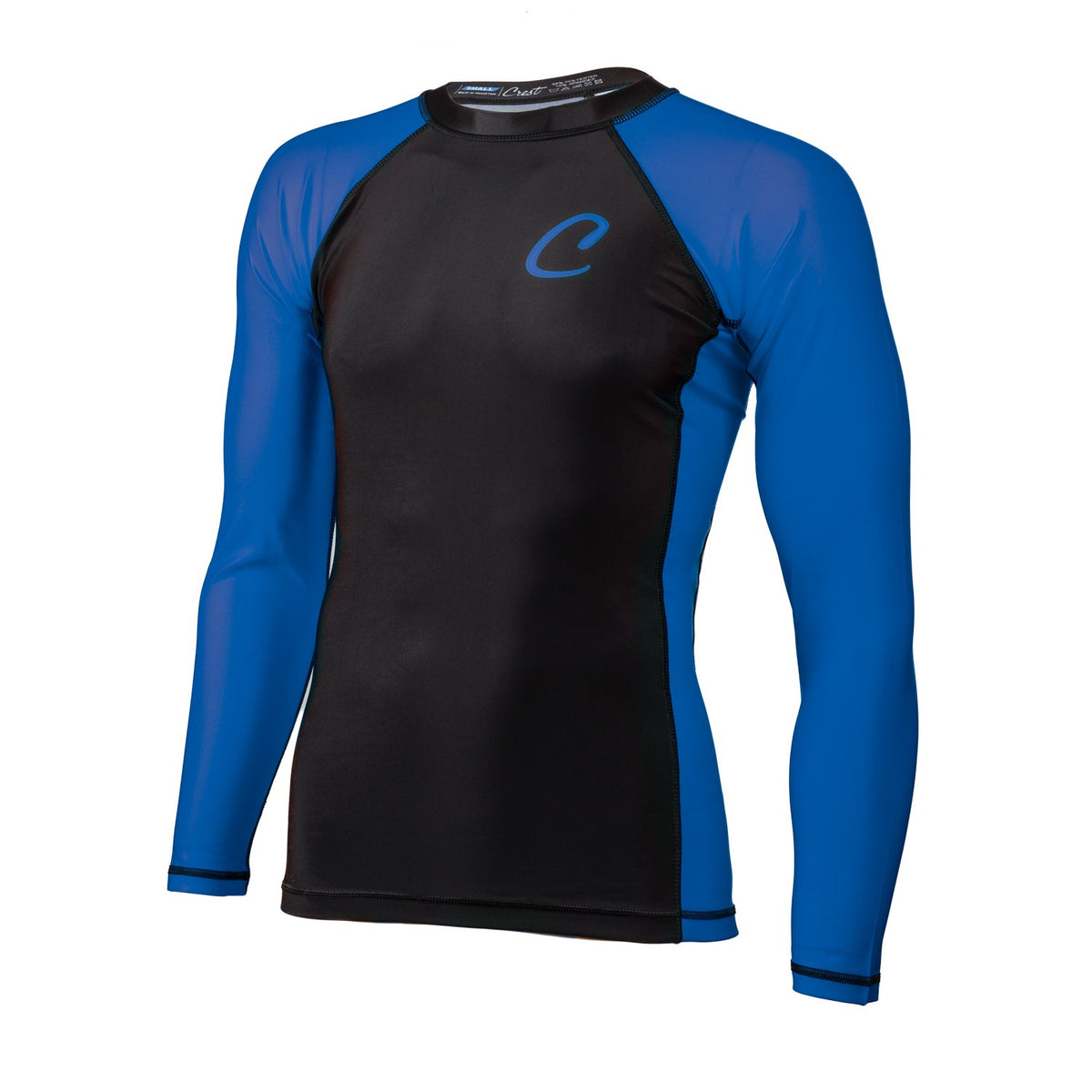 Pitkähihainen rash guard &quot;C&quot; - Sininen