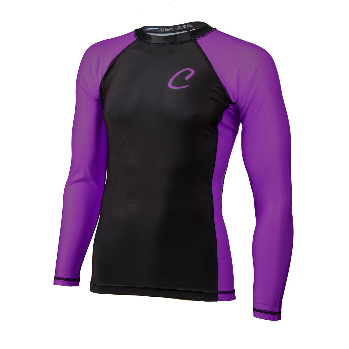 Pitkähihainen rash guard &quot;C&quot; - purppura