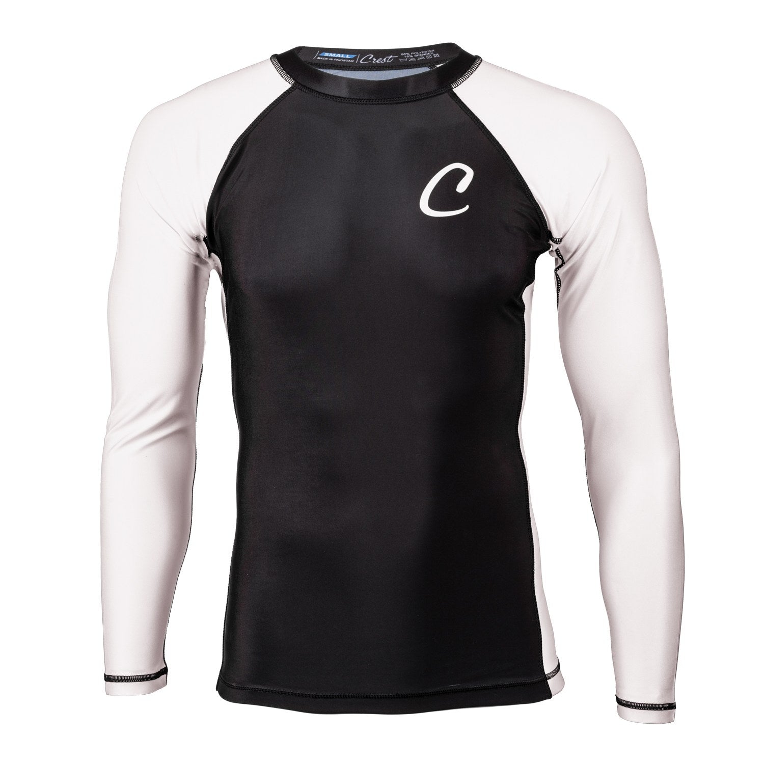 Pitkähihainen rash guard "C" - valkoinen