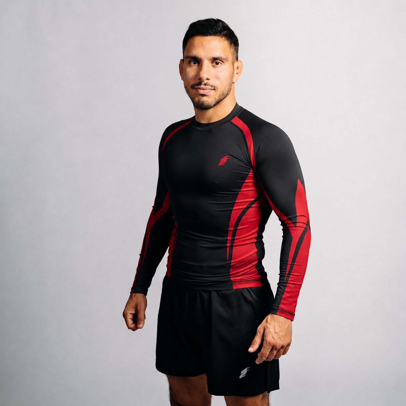 Rash Guard "GOAT" Series | Red / Black (long)