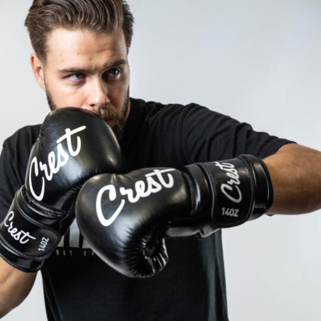 Crest Boxing Gloves "Pico 0.5" | Black/White - Crest - PFG