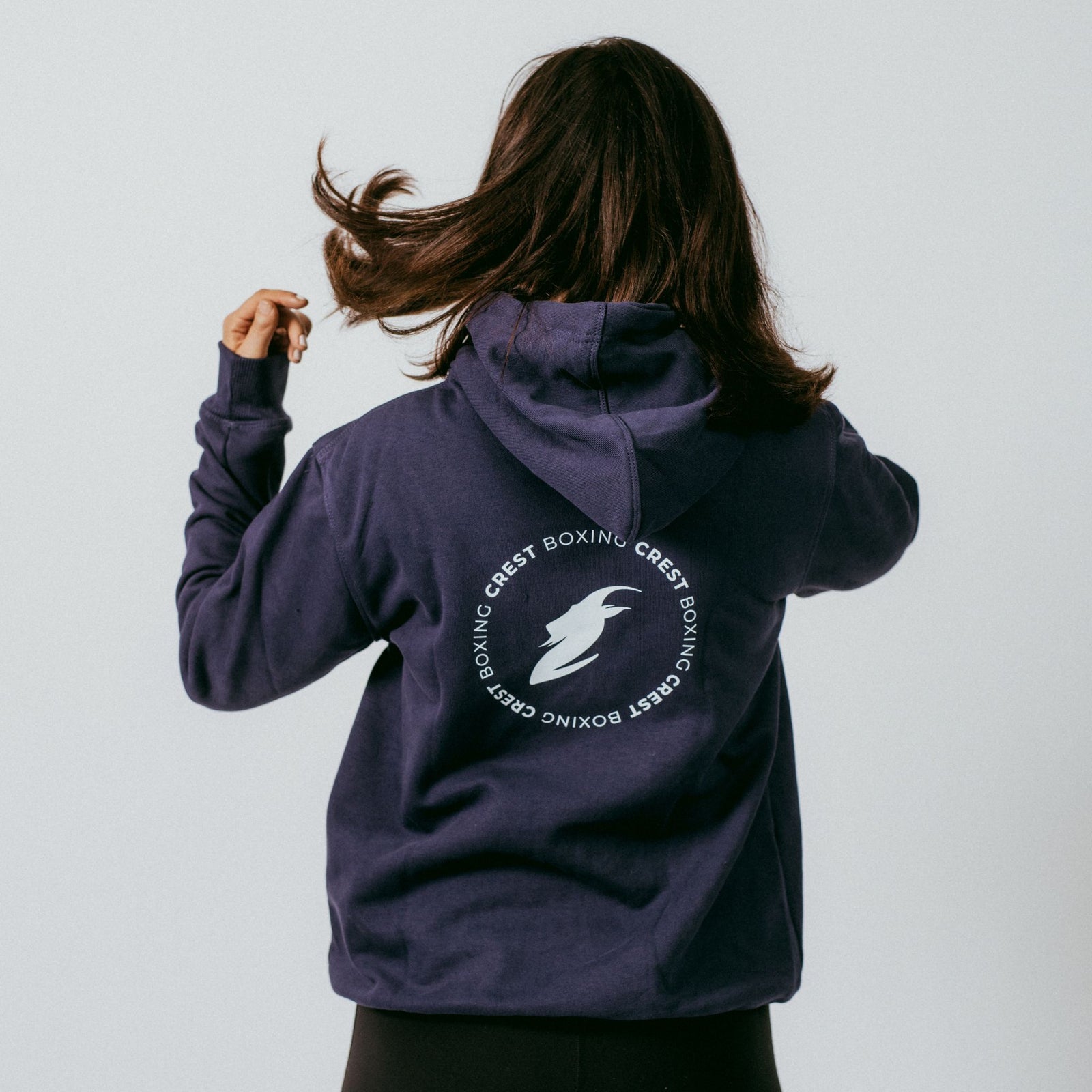 Crest’s hoodie - Goat Boxing (Dark Blue)