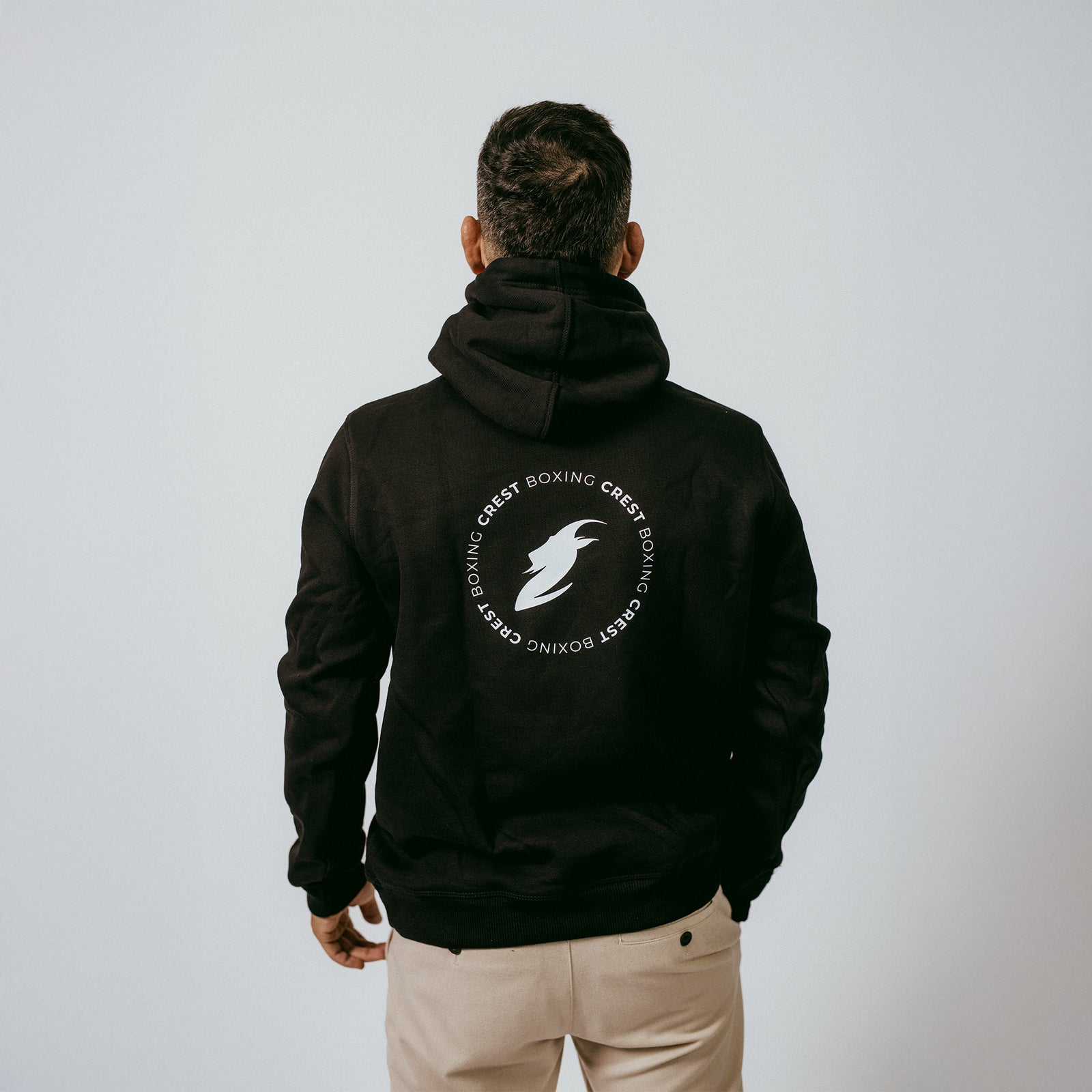 Crest hoodie - GOAT Boxing (Black)