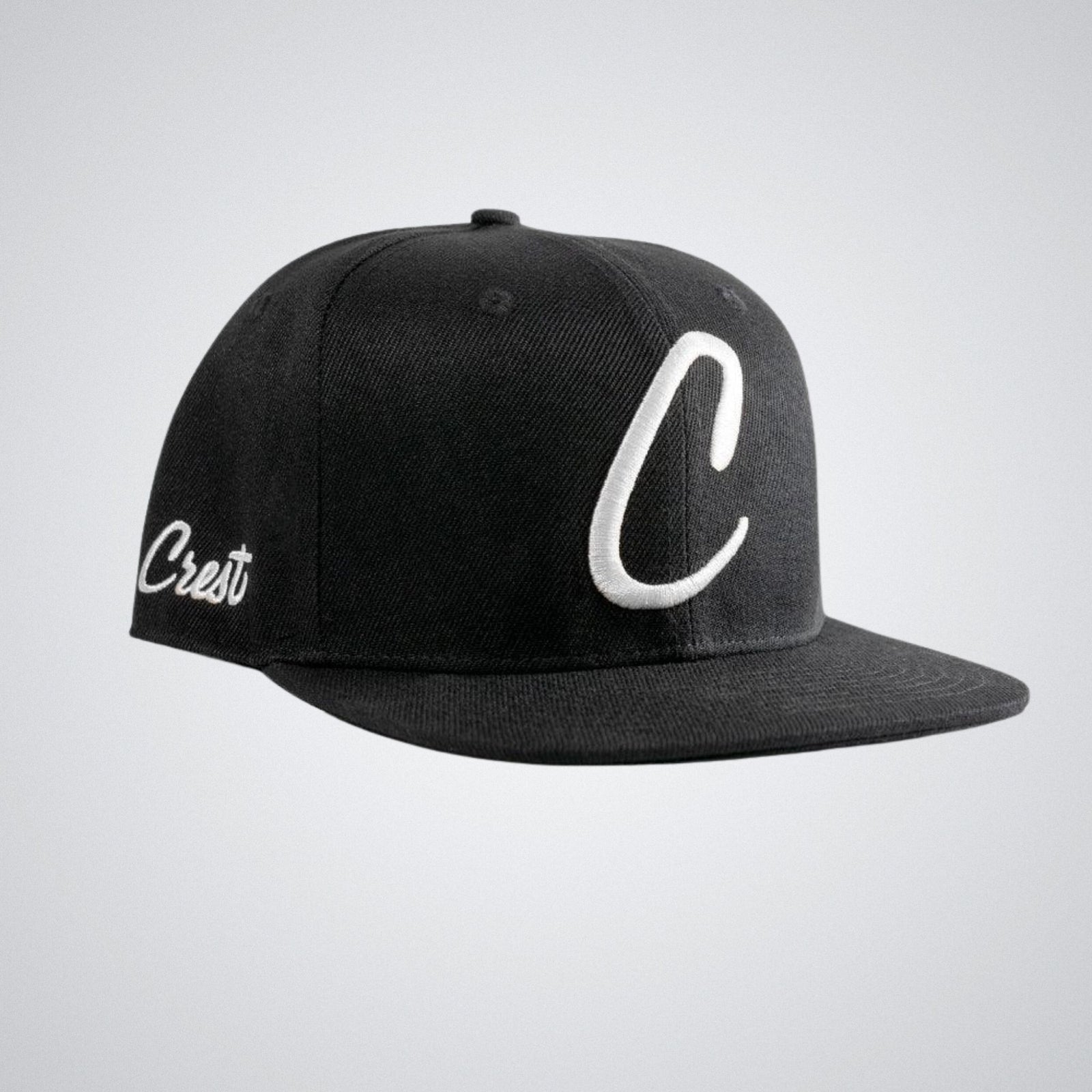 Crest Snapback "C" - White