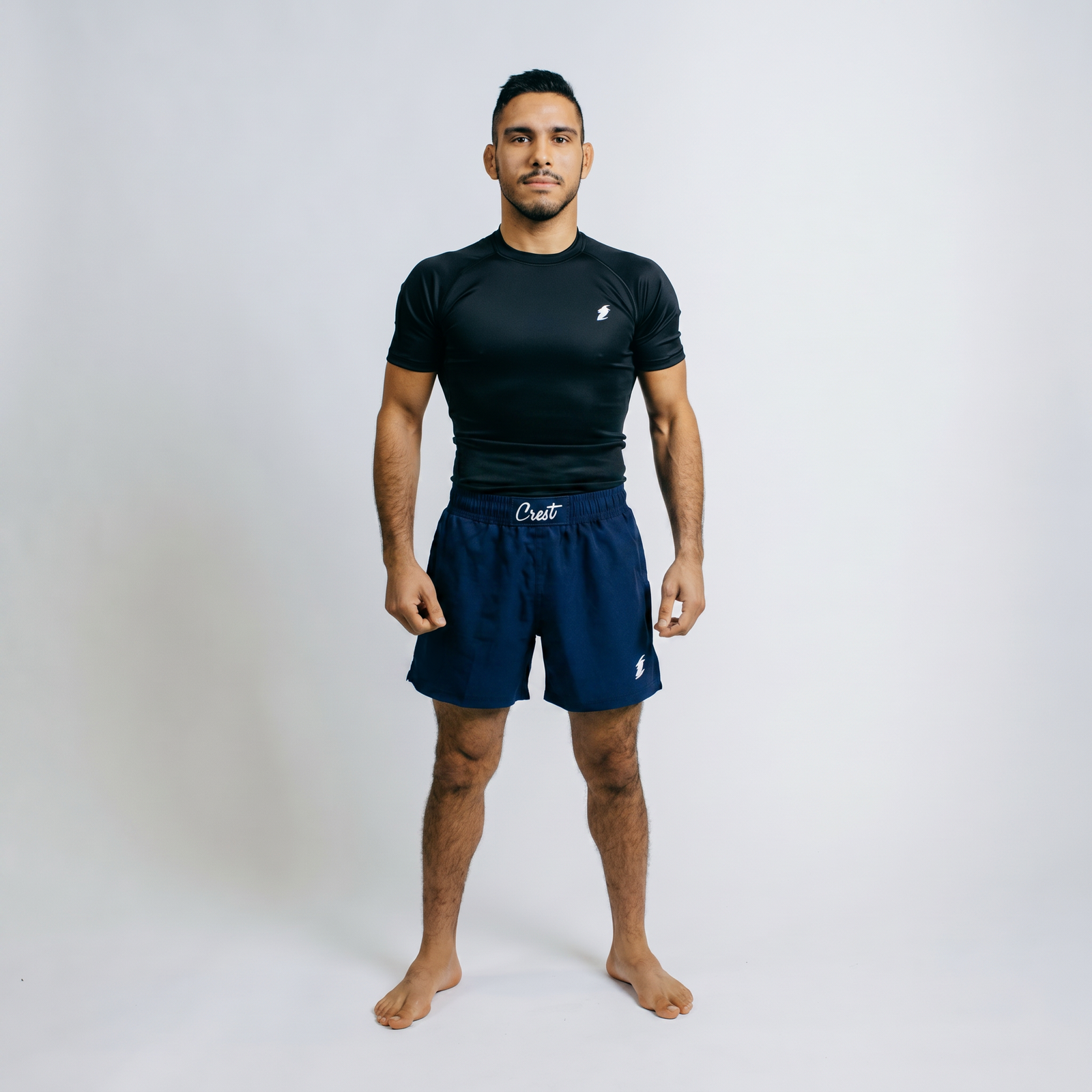 Navy Blue | "GOAT" Hybrid - MMA shorts (short)