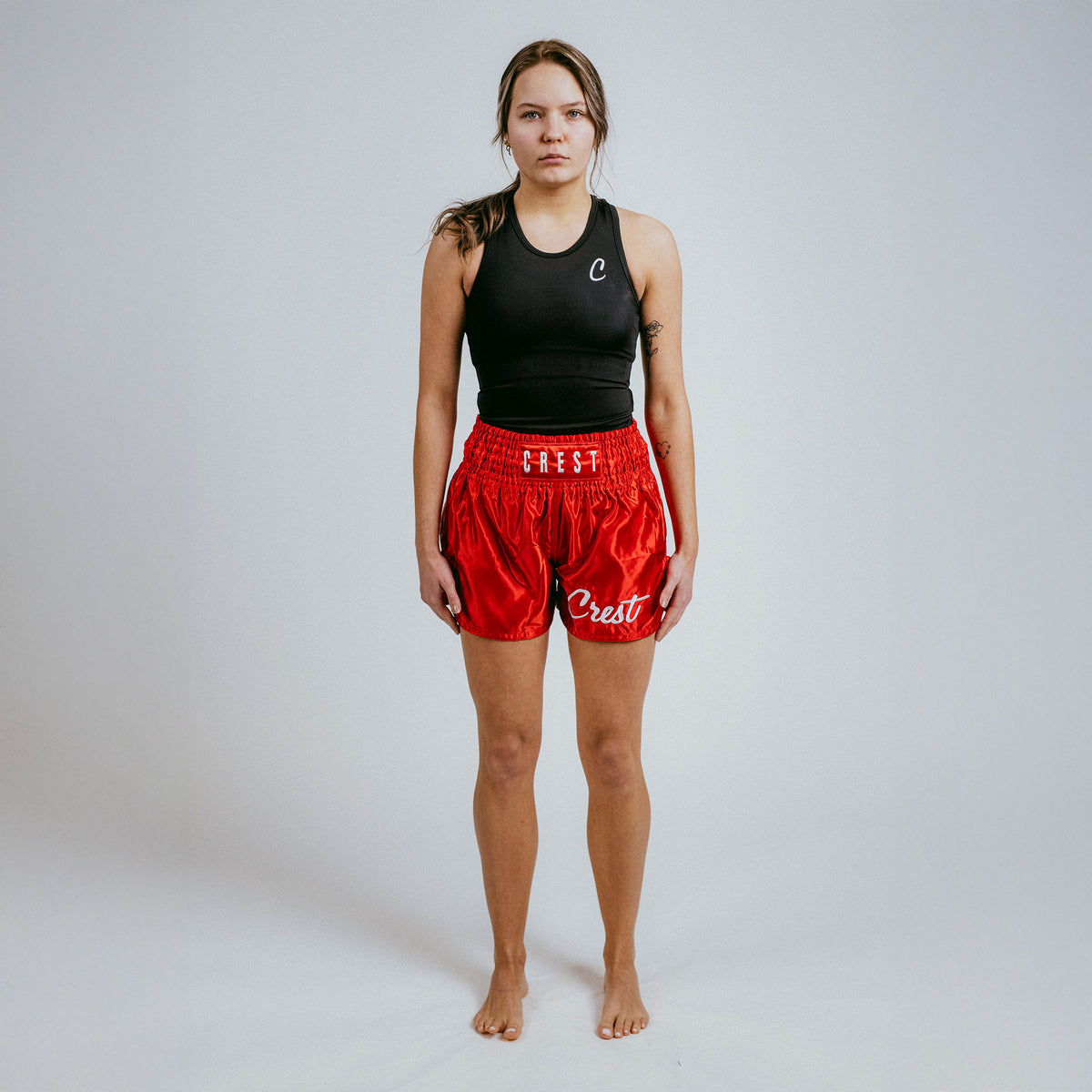 Shorts "C R E S T" - Red