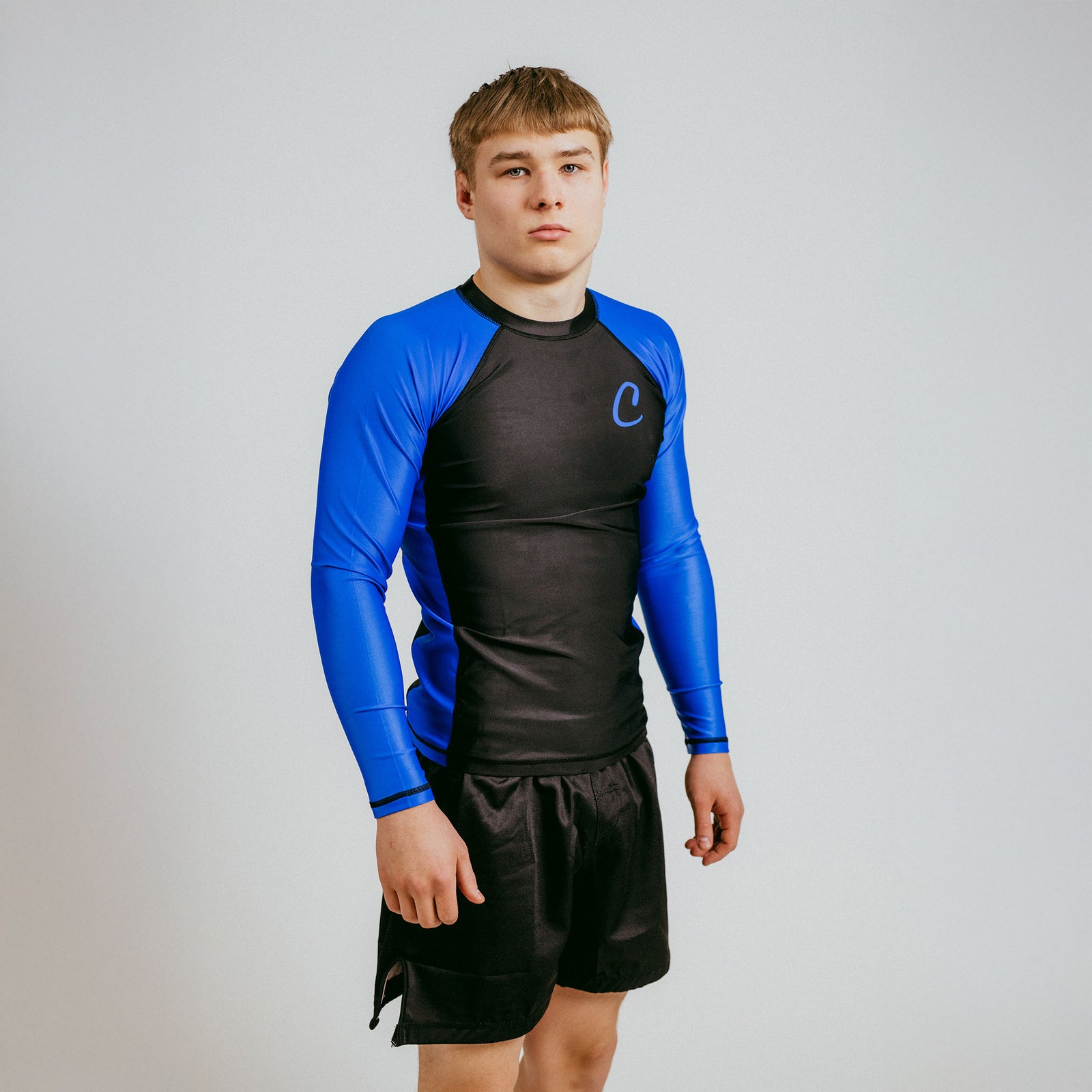 Rash Guard Blue "C" (long)
