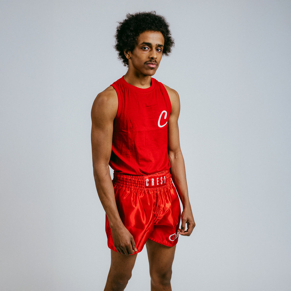 Shorts "C R E S T" - Red