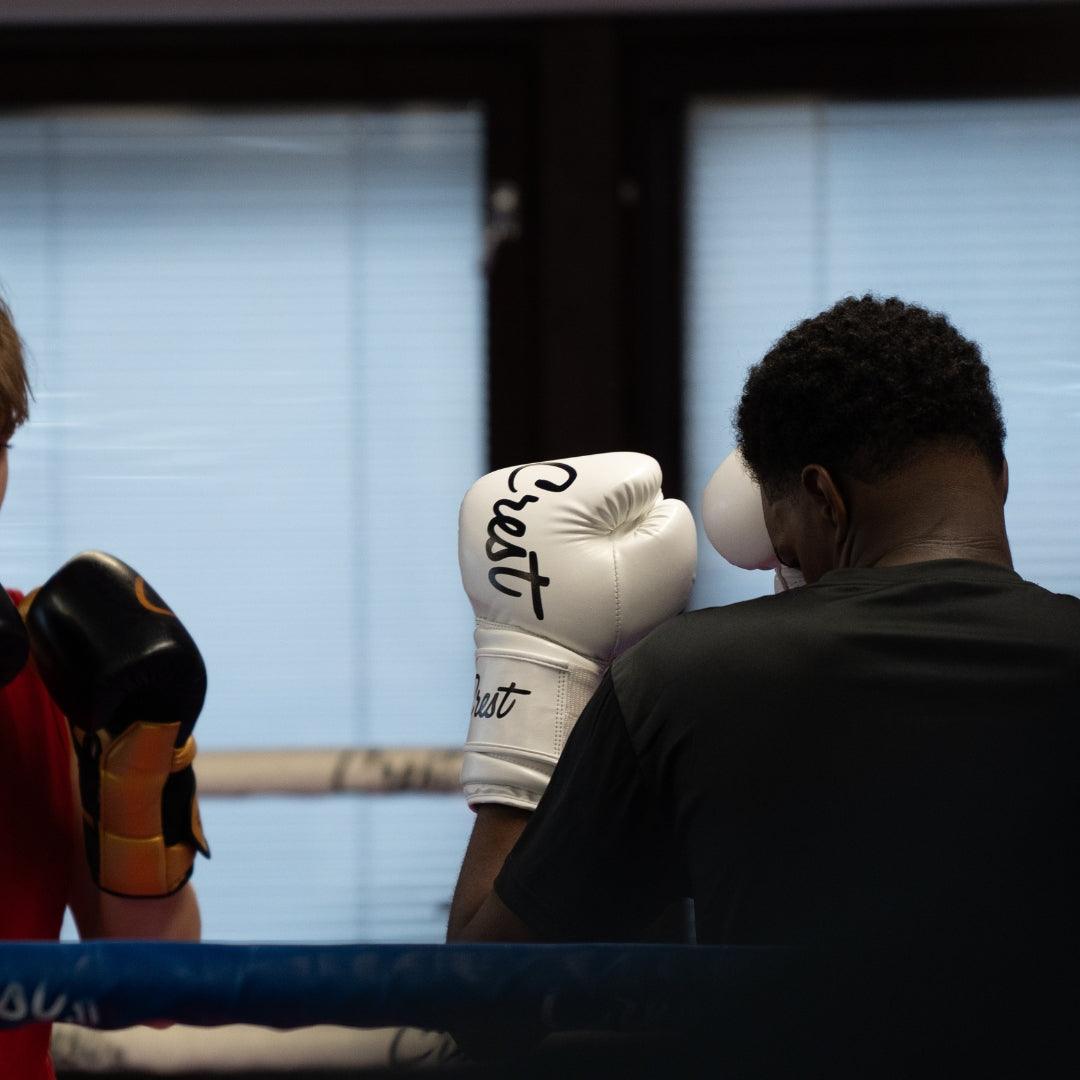 Crest Boxing Gloves "Pico 0.5" | White/Black - Crest - PFG