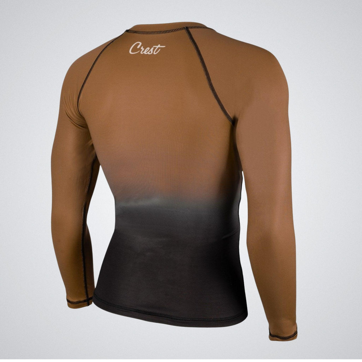 Pitkähihainen rash guard paita – ruskea