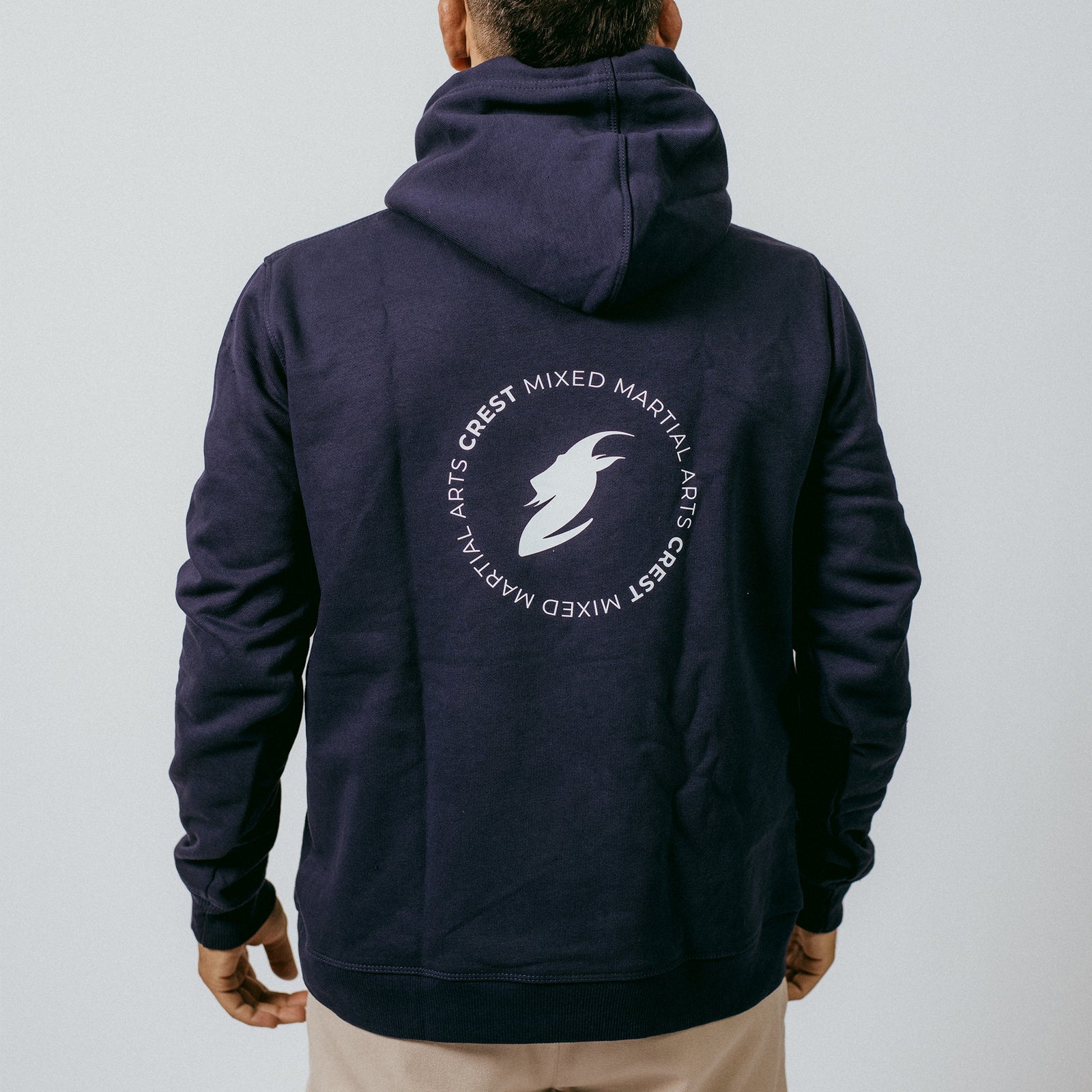 Crest’s hoodie - Goat MMA (Dark Blue)