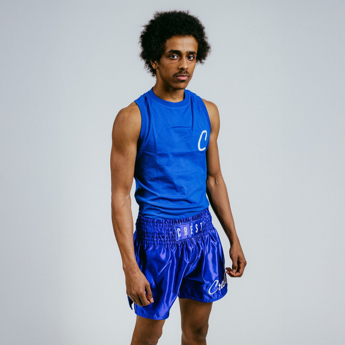Shorts "C R E S T" - Blue